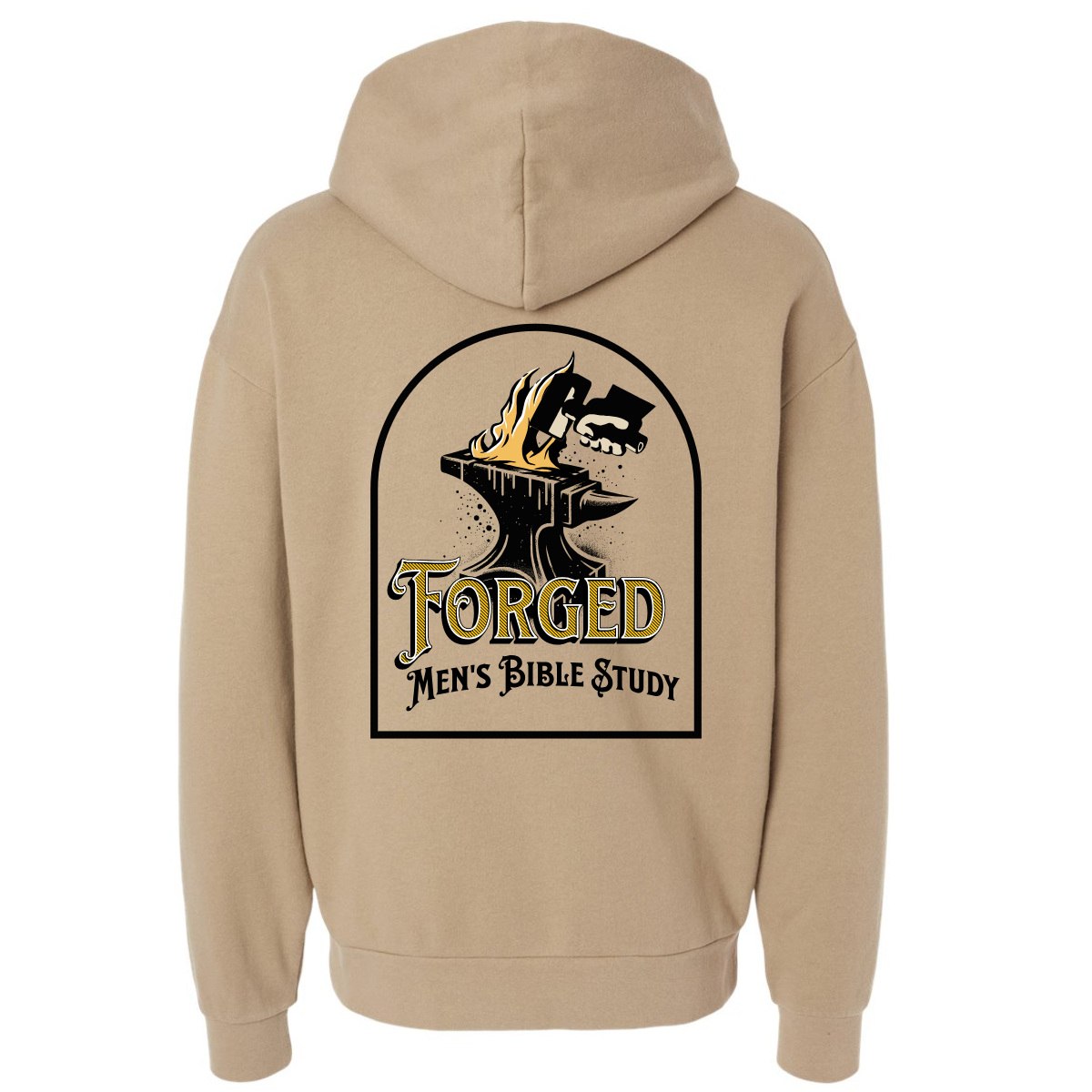 Forged Logo (Black) Hoodie - Shirtify