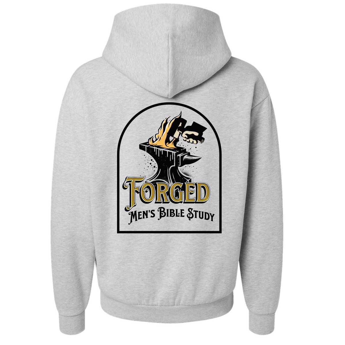 Forged Logo (Black) Hoodie - Shirtify