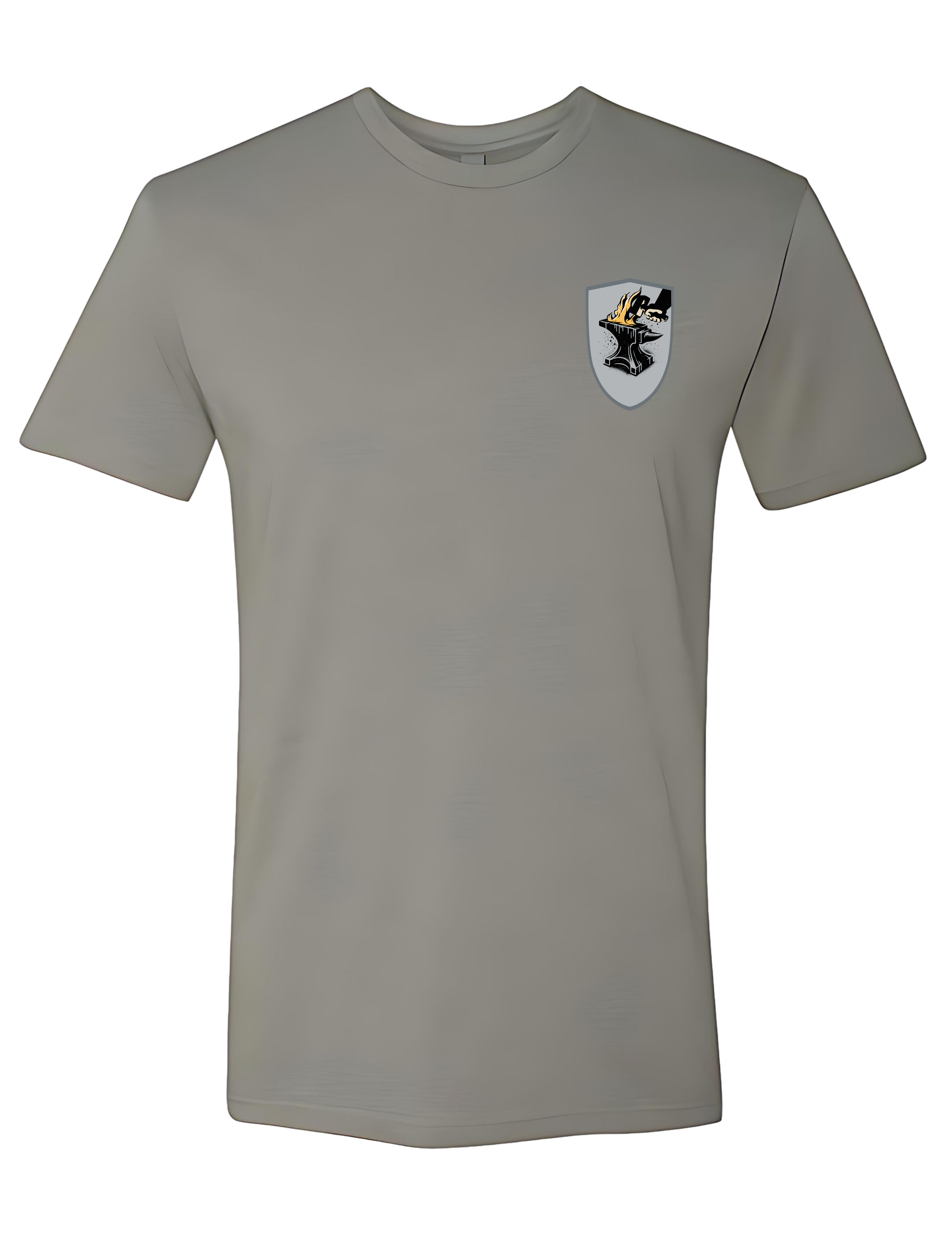 Forged Shield Front Logo Gray