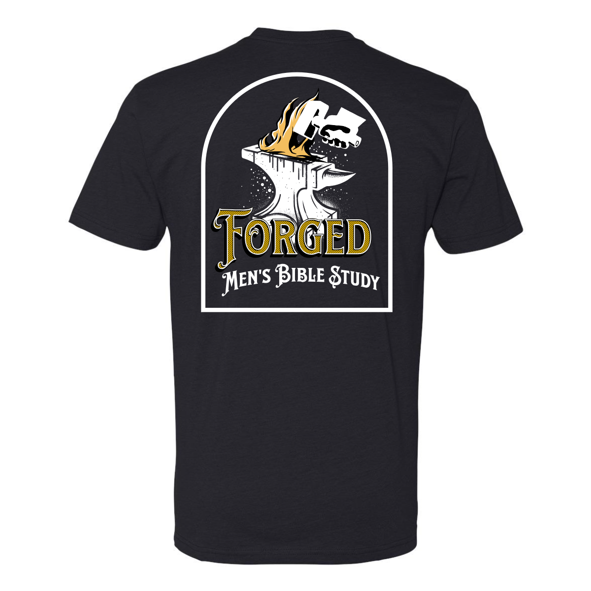 Forged Logo (White) T-Shirt - Shirtify