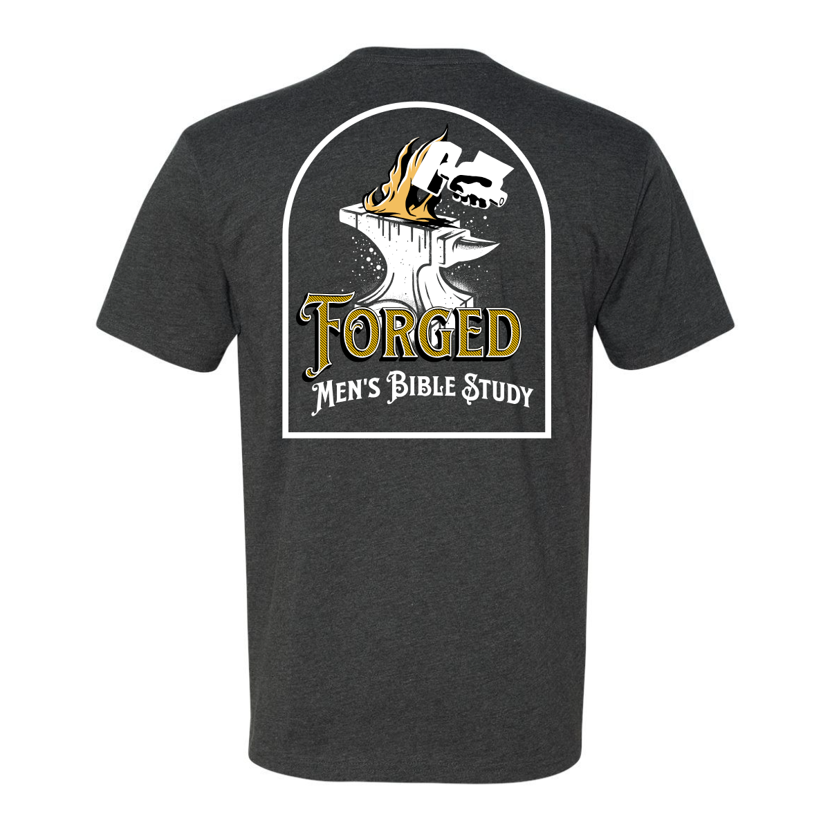 Forged Logo (White) T-Shirt - Shirtify