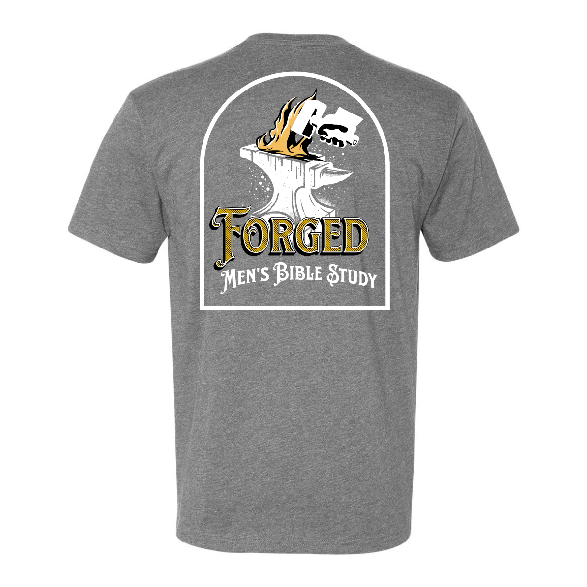 Forged Logo (White) T-Shirt - Shirtify