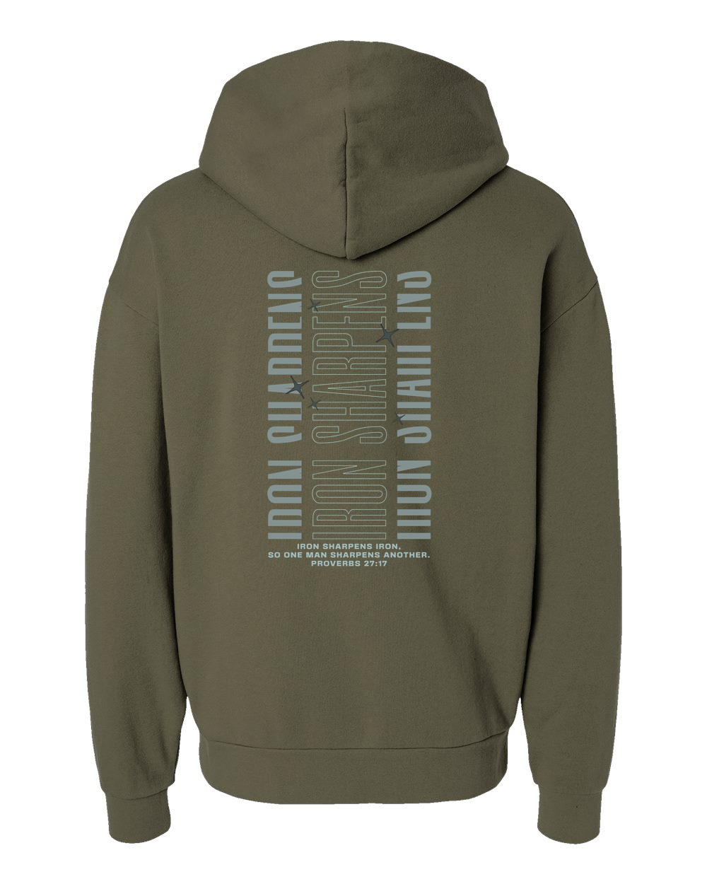 Forged Iron Sharpens Iron (Vertical) Hoodie Olive (IND280SLB)
Forged Men's Bible Study Pocket