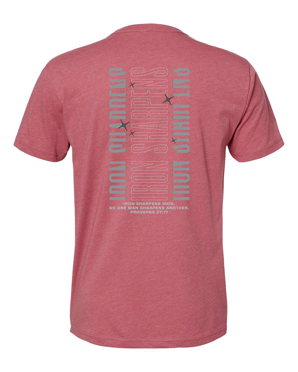 Forged Iron Sharpens Iron (Vertical) T-Shirt Heather Mauve (NL6210B)
Forged Men's Bible Study Pocket
