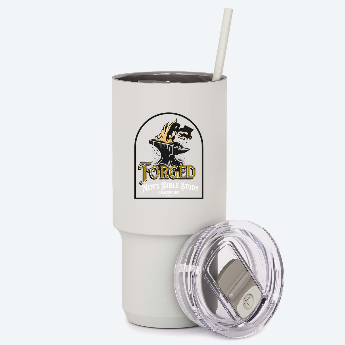Forged Logo (Black) 30 OZ. No Handle White Onyx(SAC30)
