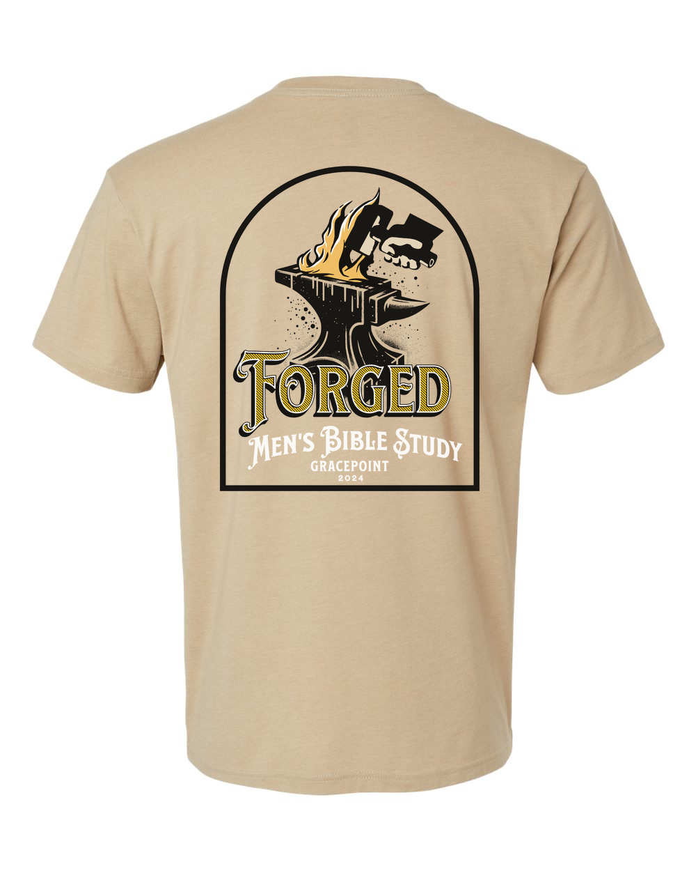 Forged Logo (Black) T-Shirt Heather Tan (NL6210B)