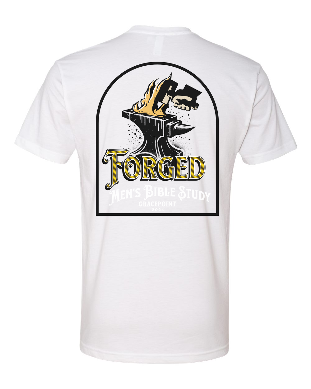 Forged Logo (Black) T-Shirt White (NL6210B)