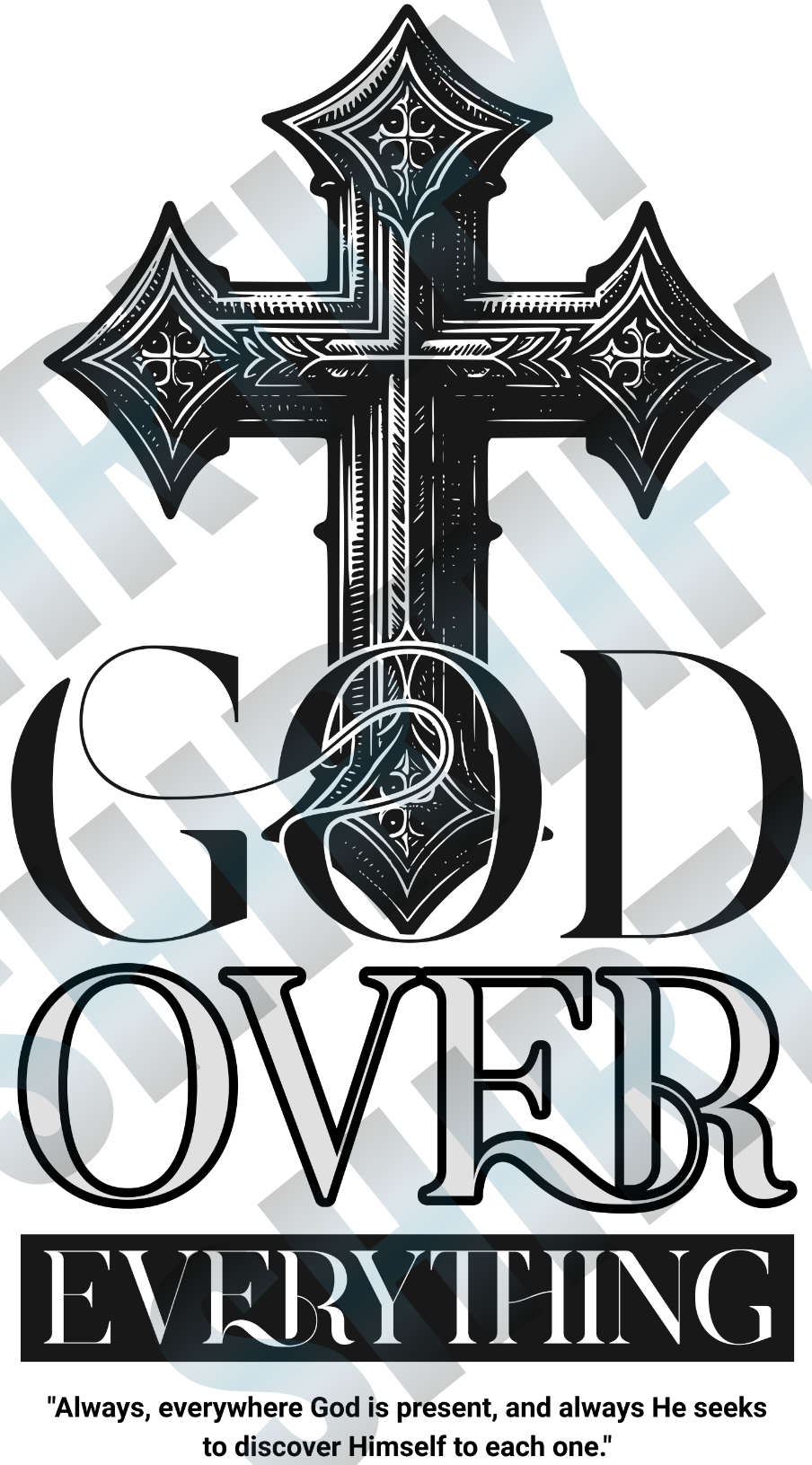 God Over Everything DTF Heat Transfer - Shirtify