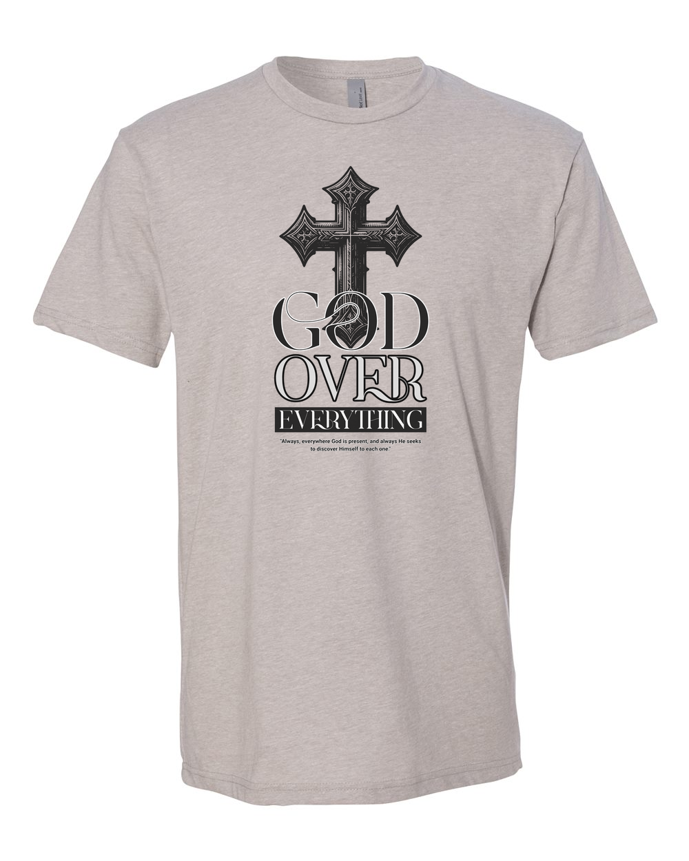 God Over Everything Men's T-Shirt Silk (NL6210)