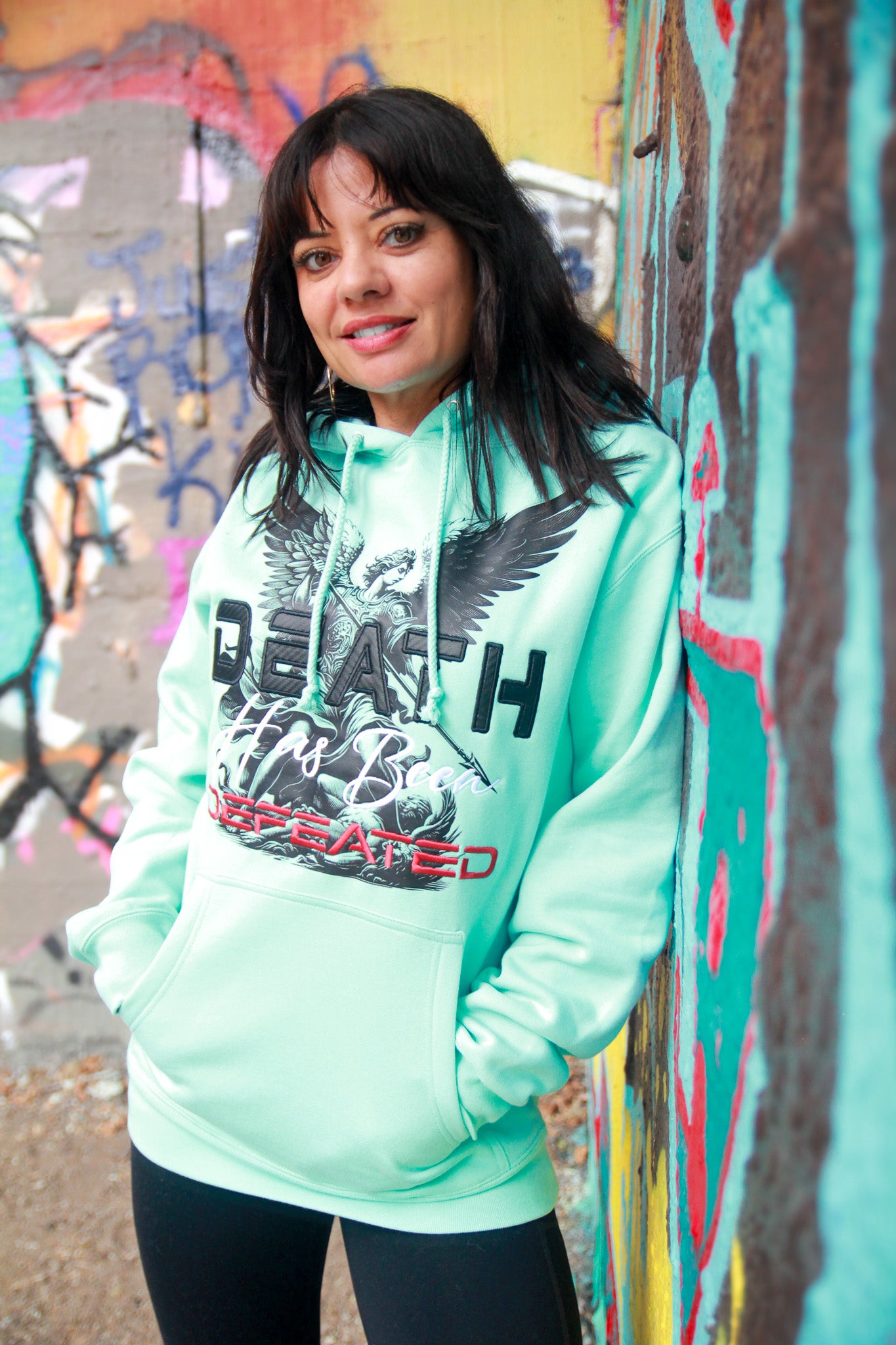 Death Has Been Defeated Hoodie - Mint (TriSeven)