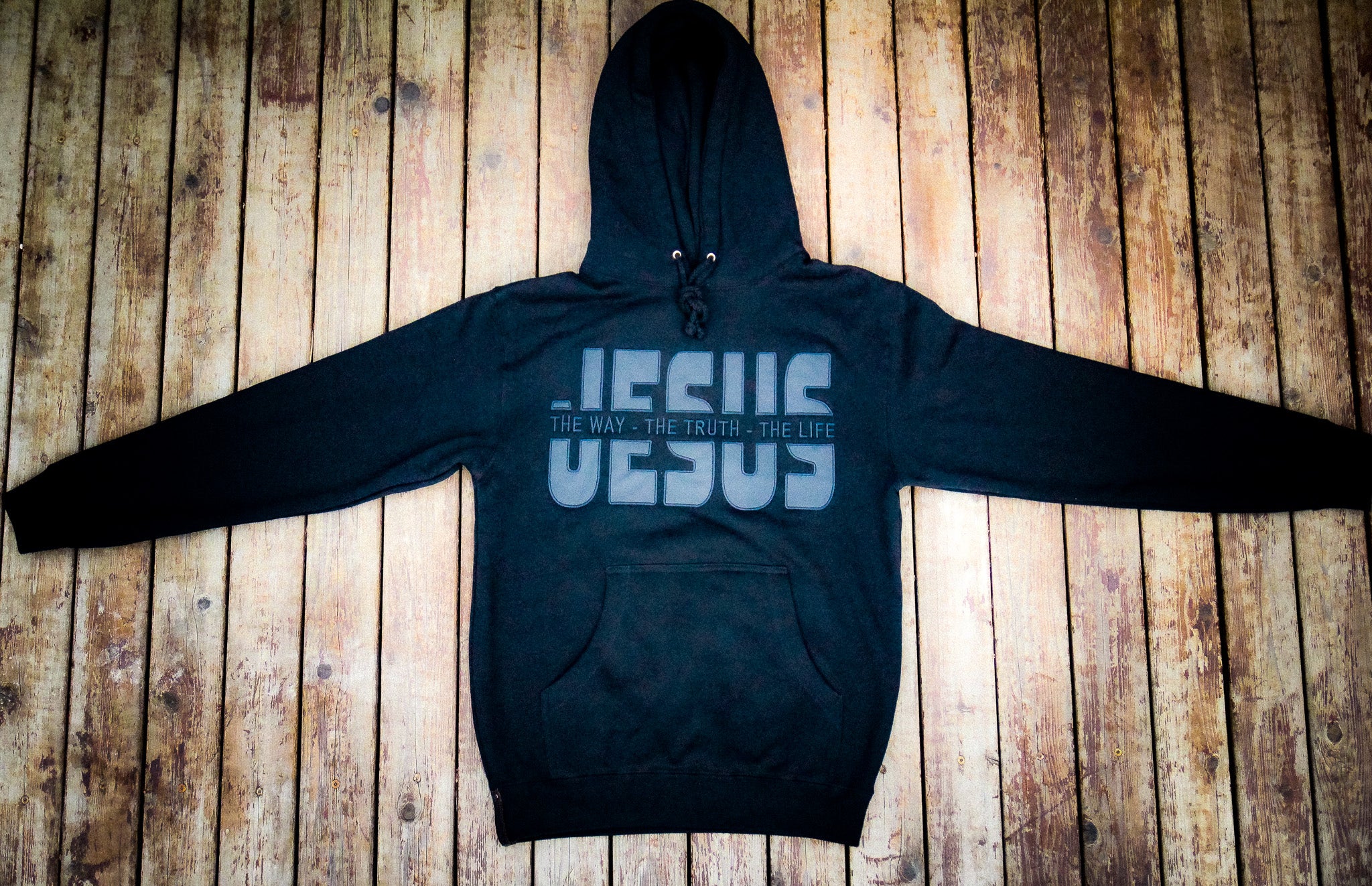 The Way The Truth The Life - Jesus - Hoodie - Black (TriSeven)
