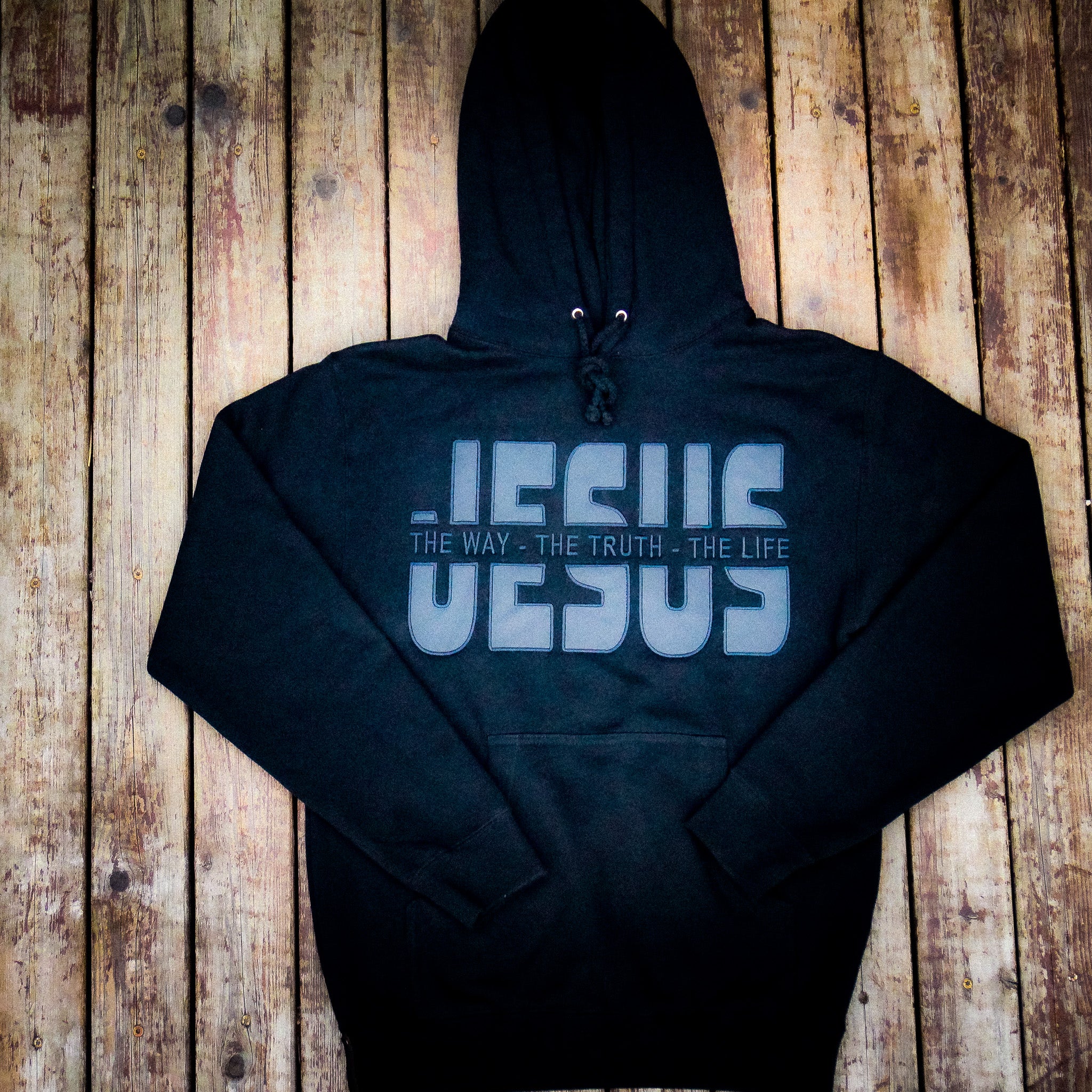 The Way The Truth The Life - Jesus - Hoodie - Black (TriSeven)