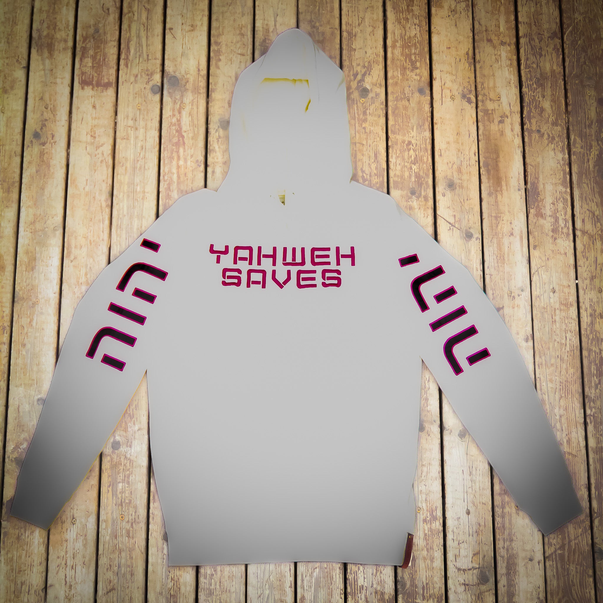 Yahweh Saves Hoodie - Bone (Vanilla) (TriSeven)