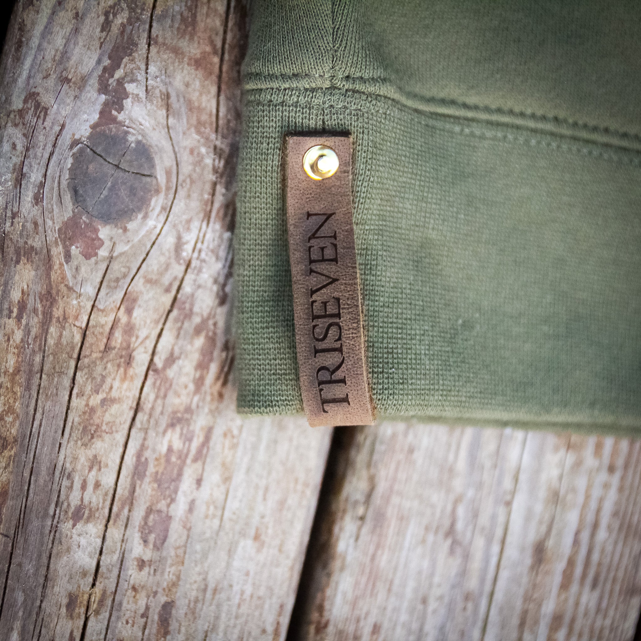 Death Has Been Defeated Hoodie - Olive (TriSeven)