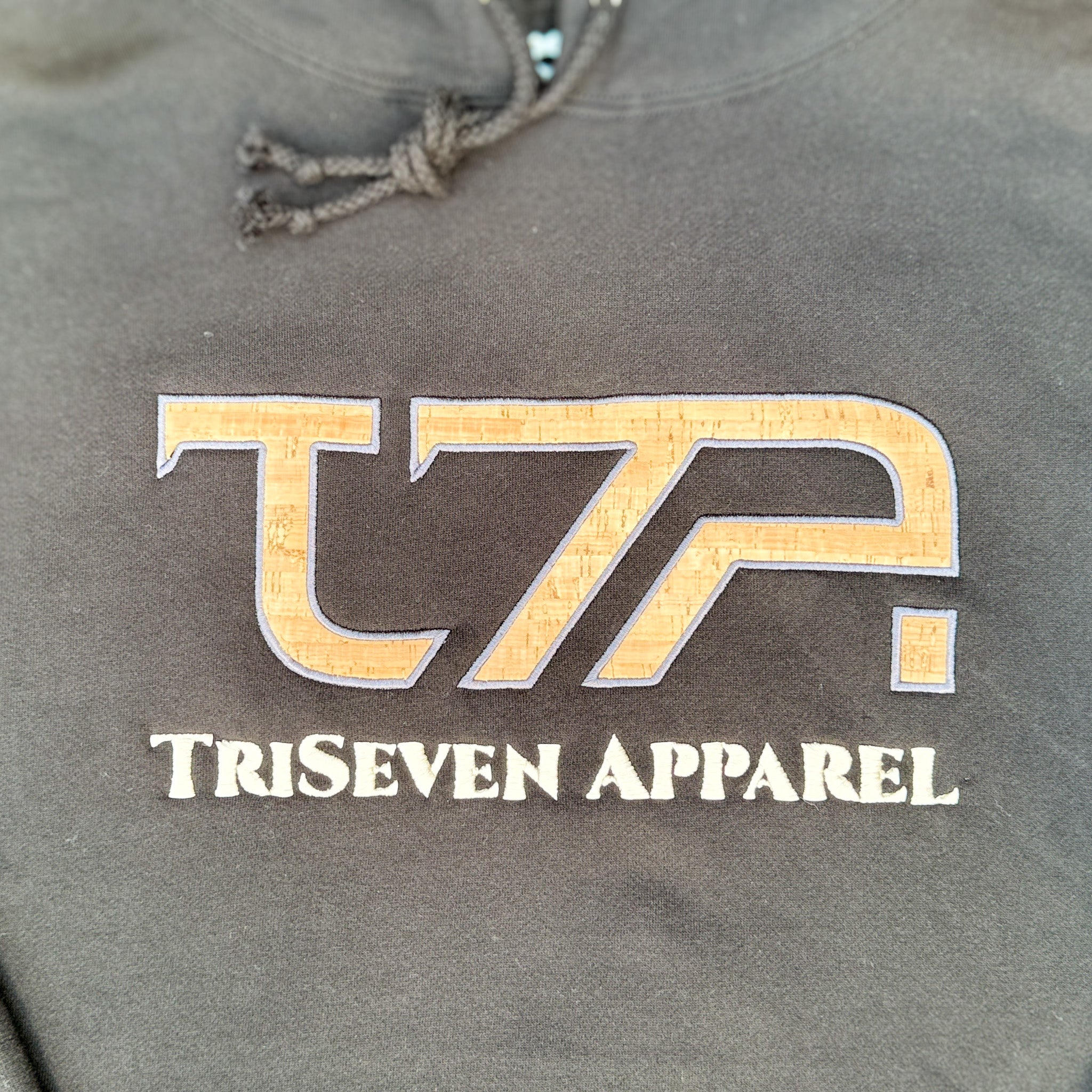 TriSeven Apparel Hoodie - Black / Cork (TriSeven)