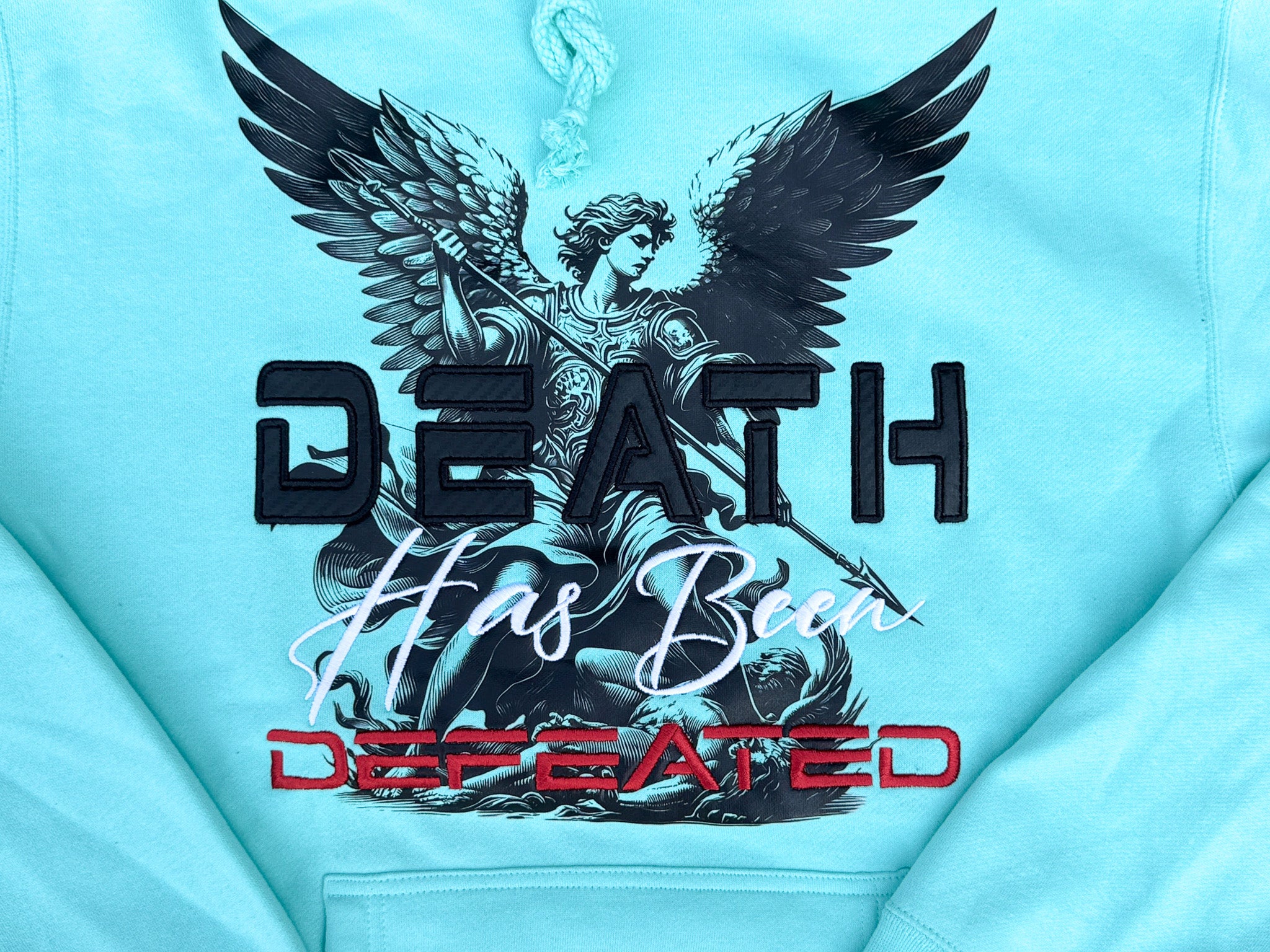 Death Has Been Defeated Hoodie - Mint (TriSeven)
