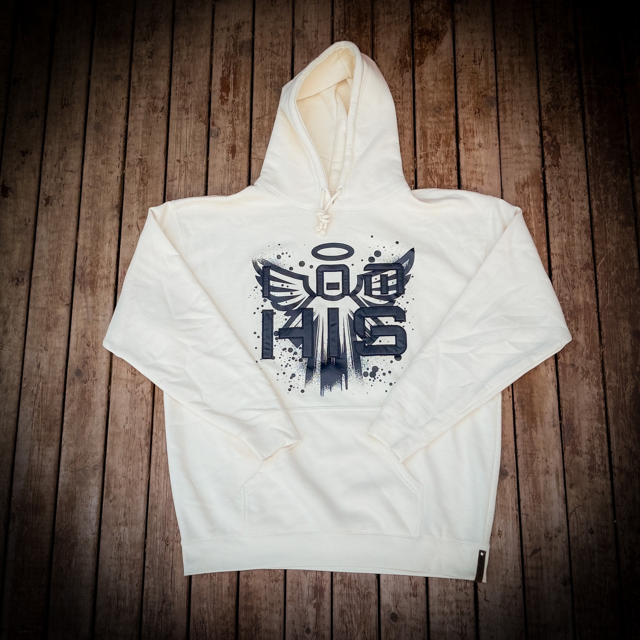 I am HIS Hoodie - Embroidered - Bone (Vanilla) (TriSeven)