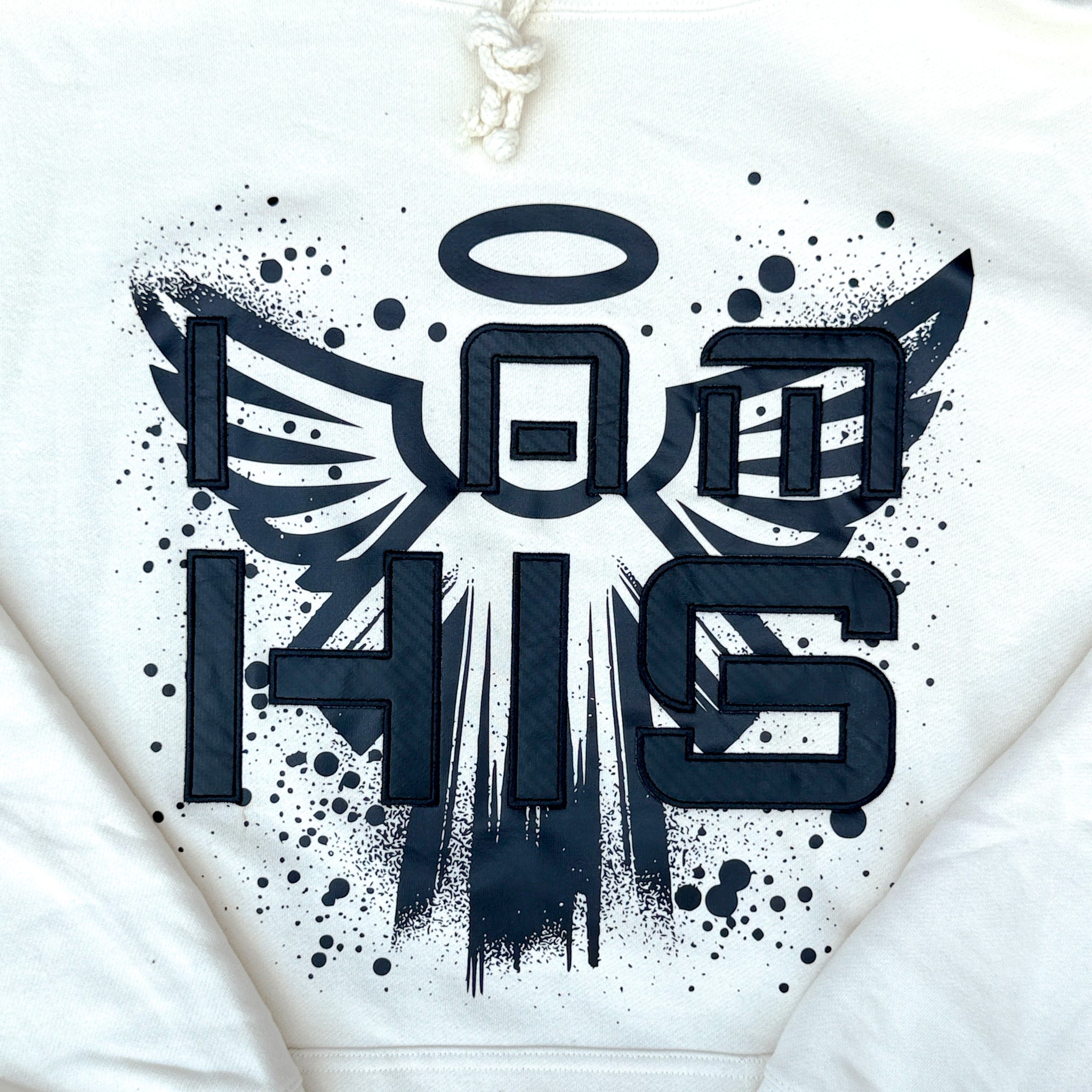 I am HIS Hoodie - Embroidered - Bone (Vanilla) (TriSeven)