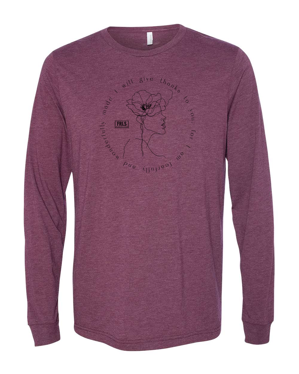 I Will Give Thanks Long Sleeve T-Shirt - Shirtify