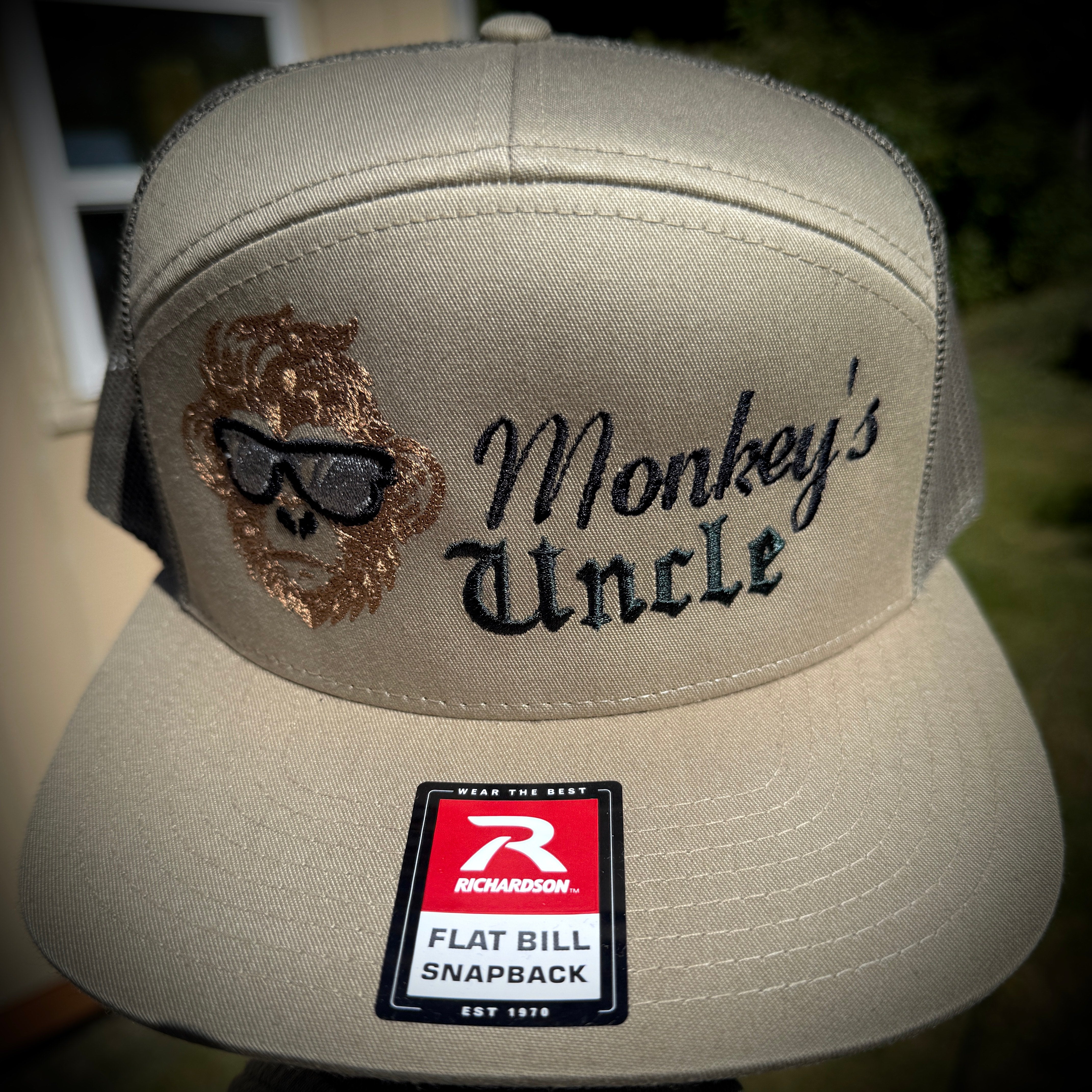 Monkeys Uncle Seven Panel Trucker Cap For The Uncles