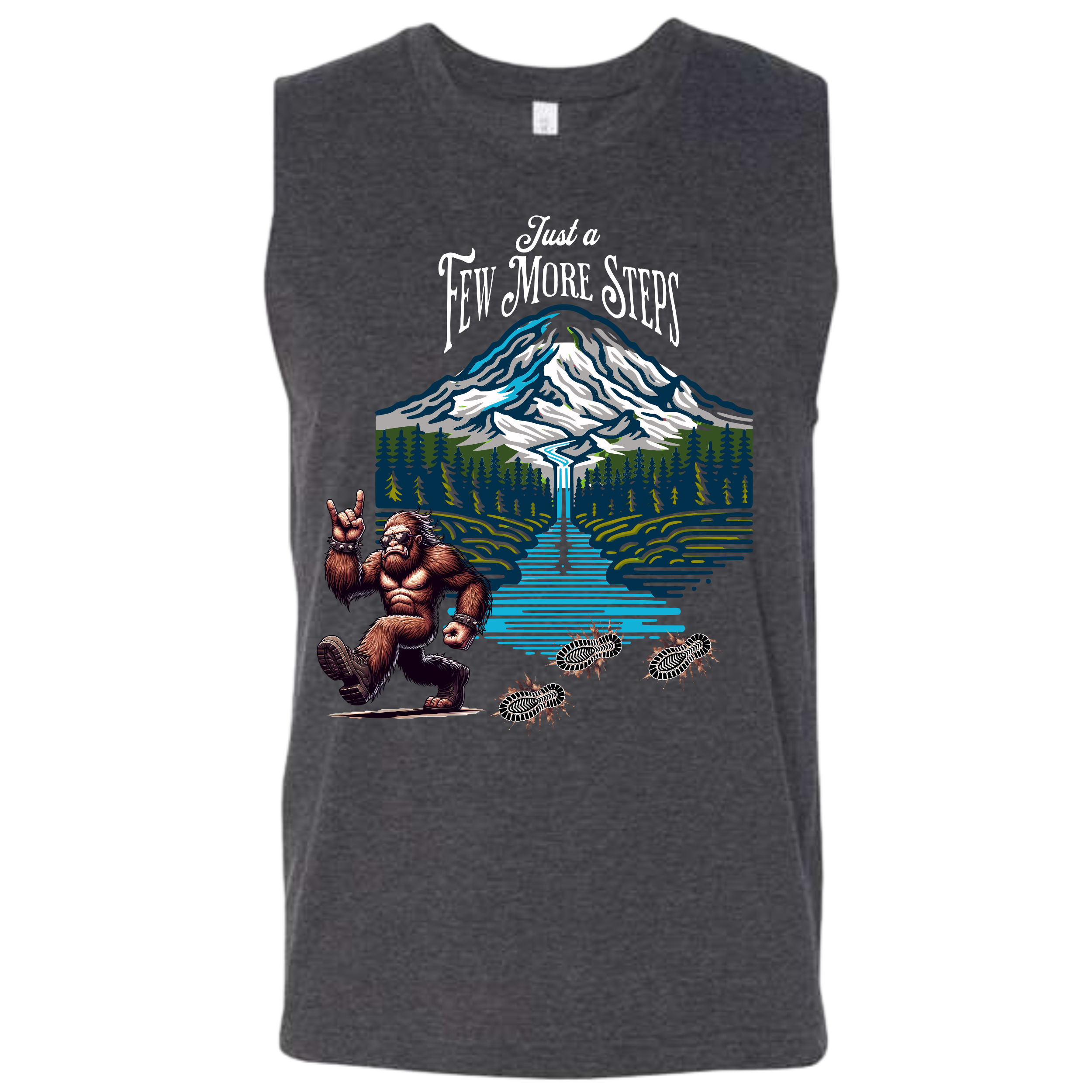 Just a few More Steps Hiking Tank (BC3483) - Shirtify