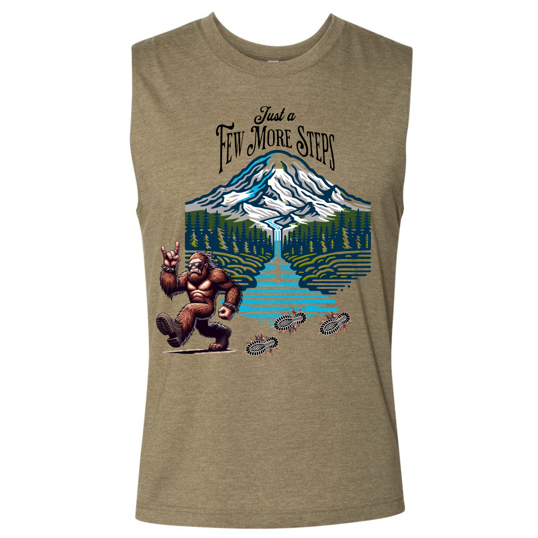 Just a few More Steps Hiking Tank (BC3483) - Shirtify