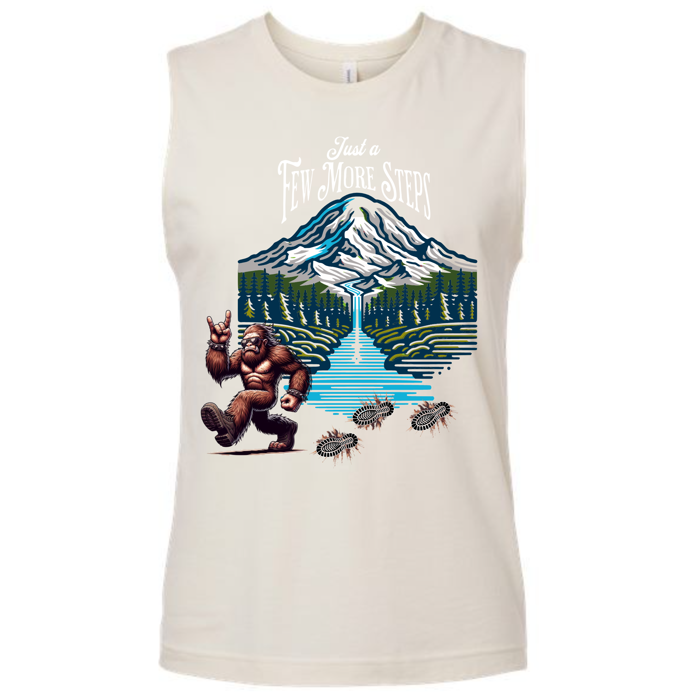 Just a few More Steps Hiking Tank (BC3483) - Shirtify