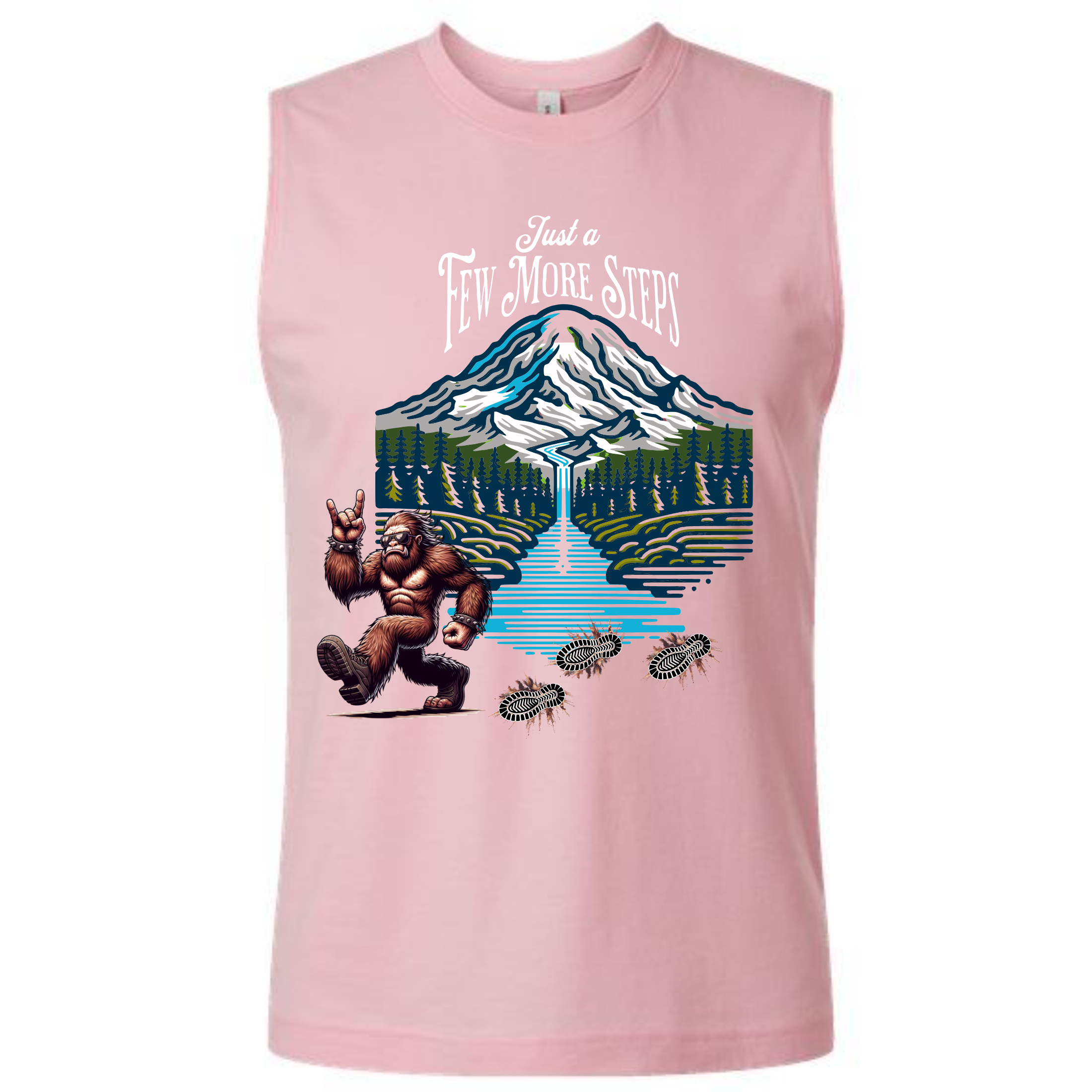 Just a few More Steps Hiking Tank (BC3483) - Shirtify