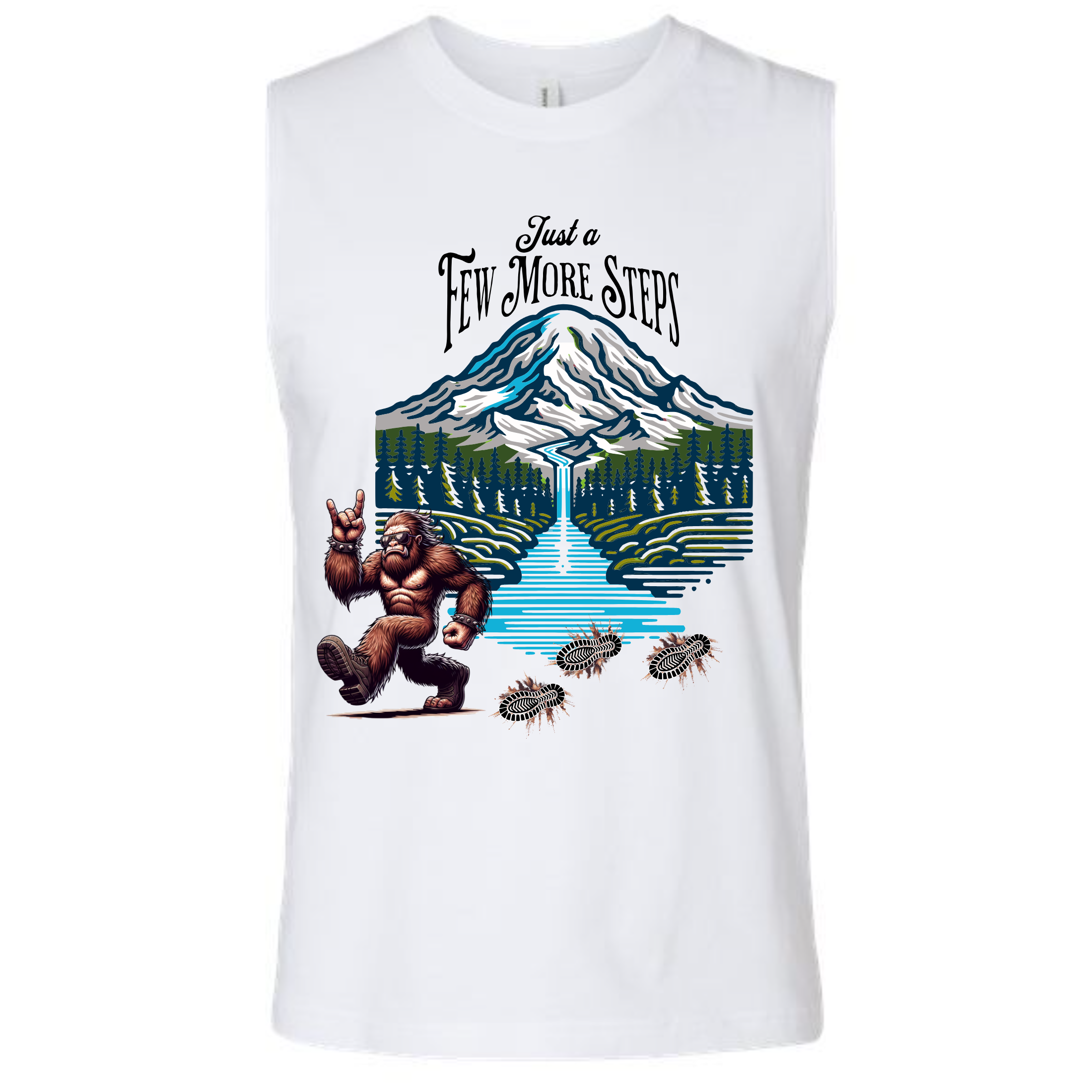 Just a few More Steps Hiking Tank (BC3483) - Shirtify
