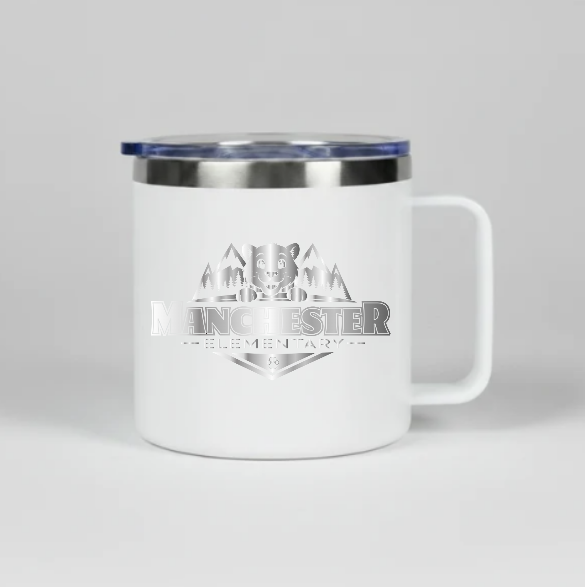 Manchester Camping Coffee Mug With Lid