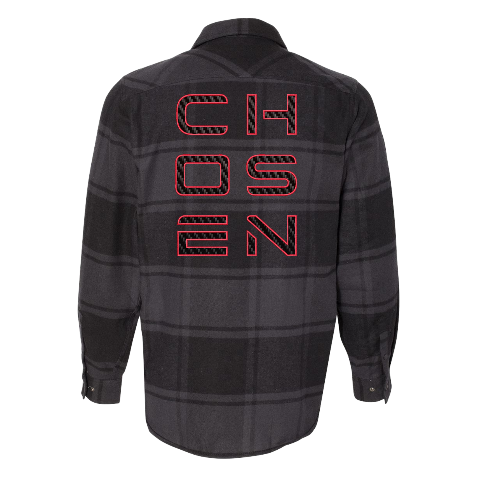 Chosen -  Flannel - Carbon Fiber Embellished