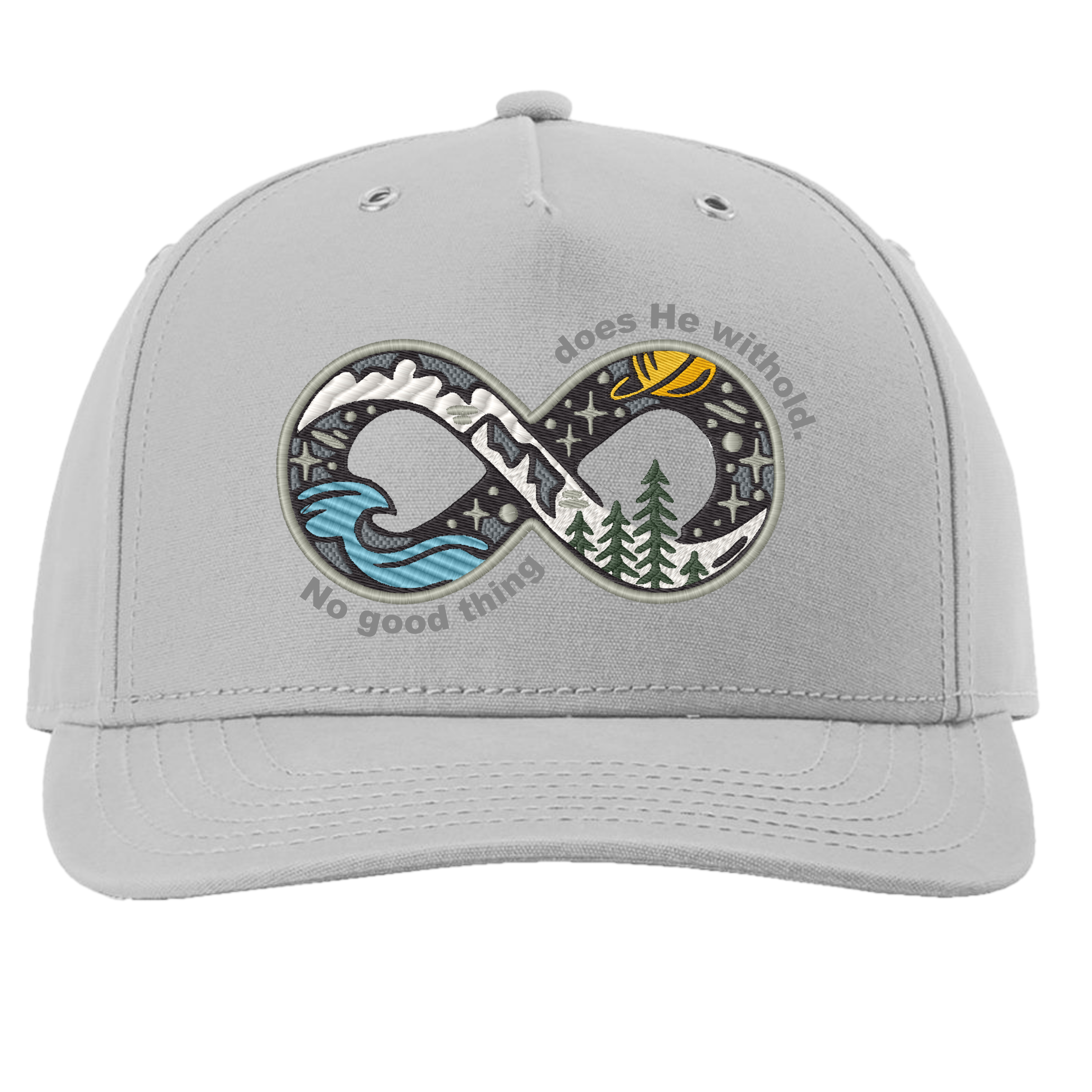 No good thing does He withold - Embroidered Snap Back Hat - Shirtify