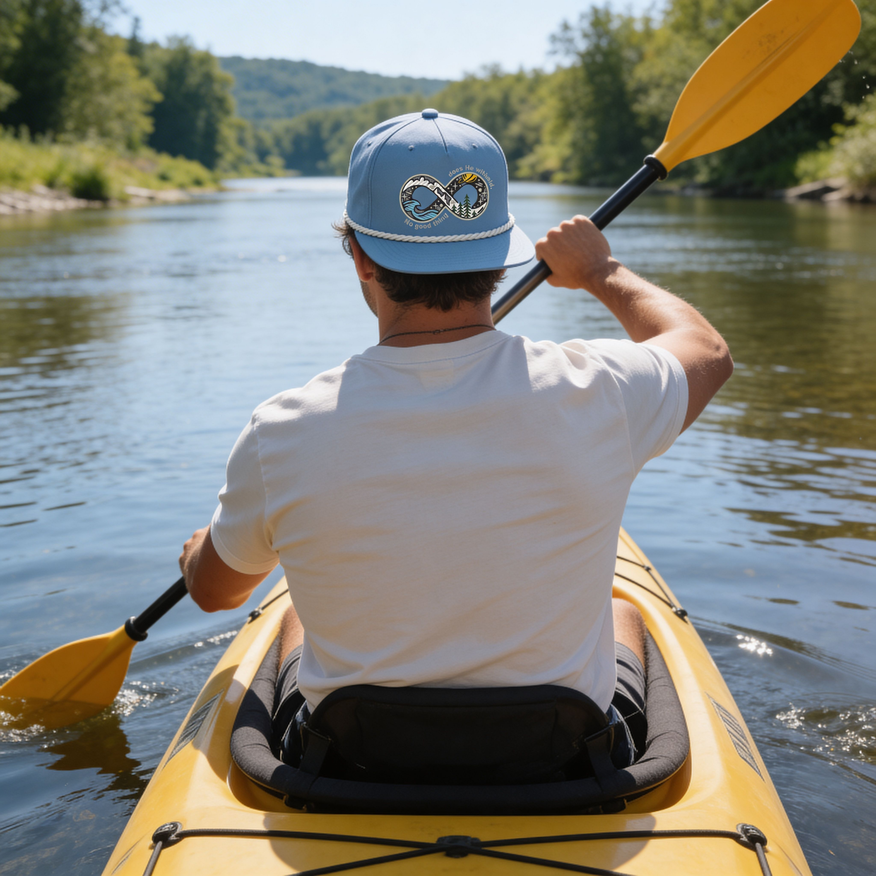 No good thing does He withold - Embroidered Snap Back Hat - Shirtify