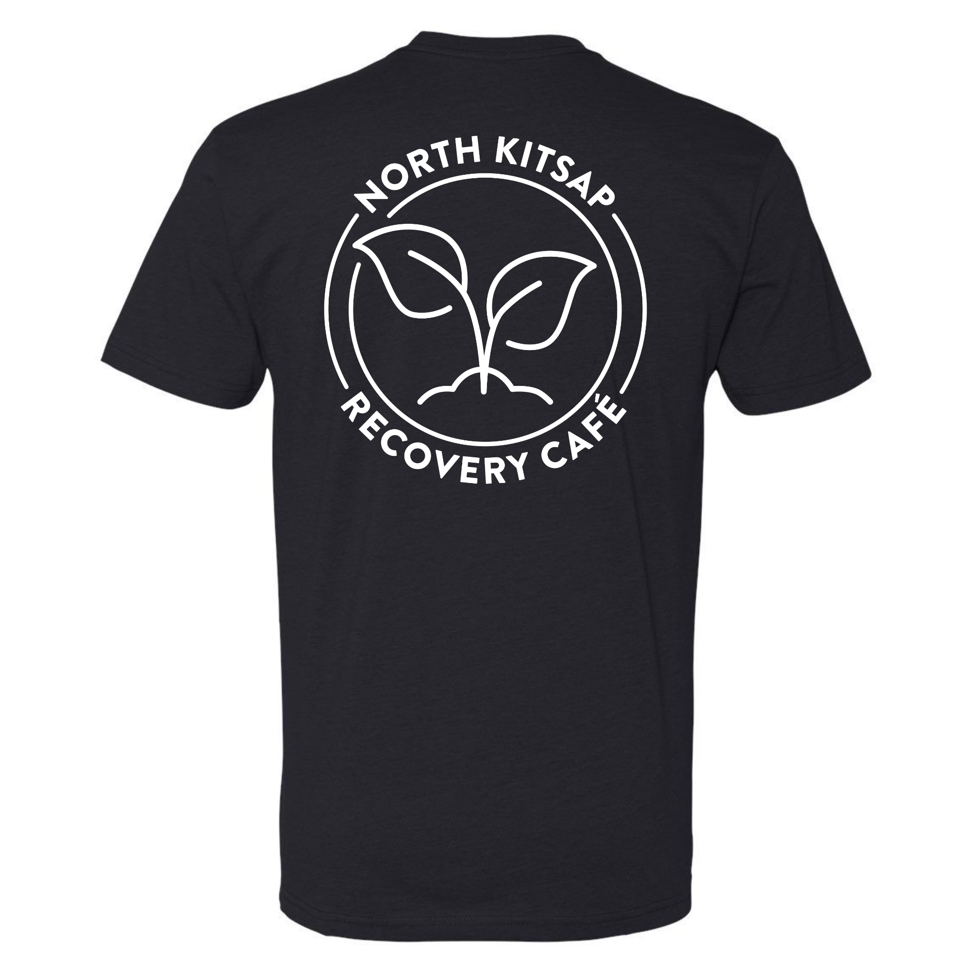 NKR Cafe White Logo T-shirt - Shirtify