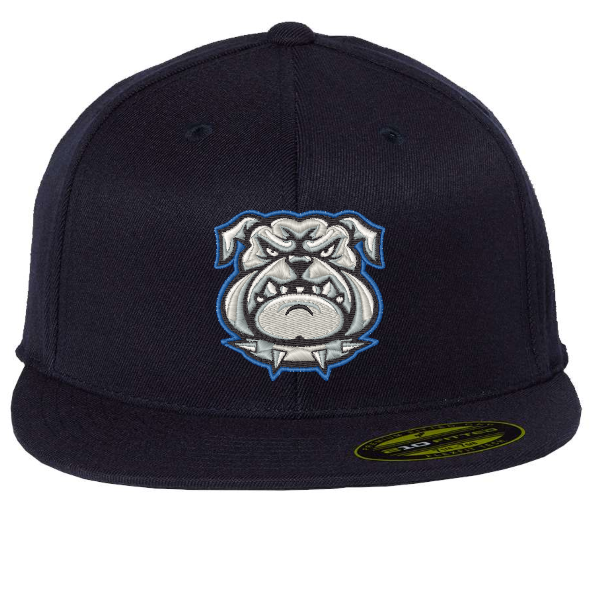 North Mason Hat Embroidered Flexfit Flat Bill Cap Fitted - Shirtify