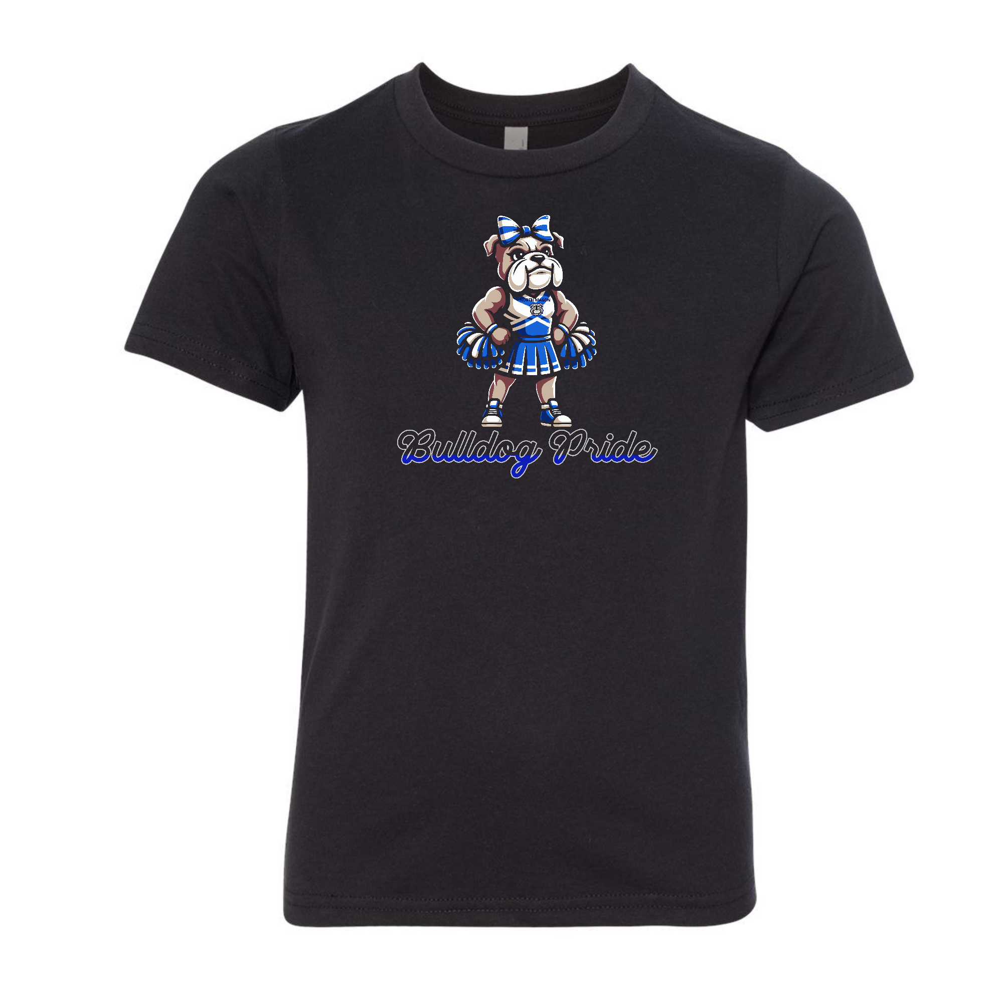 North Mason Bulldog Pride Cheer Youth T-Shirt 3312 - Shirtify