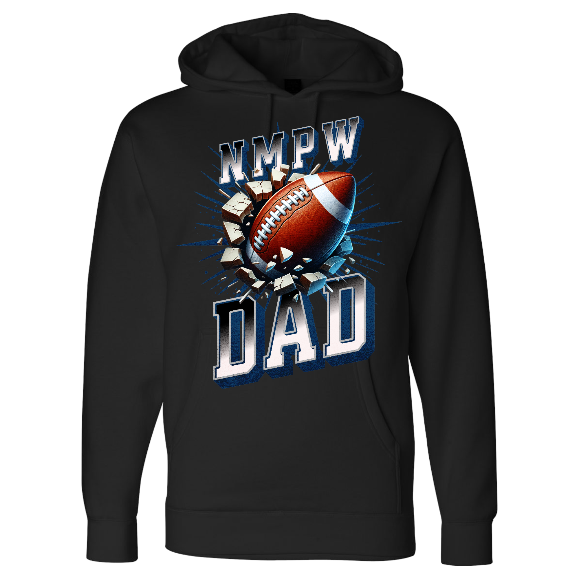 NMPW DAD Football Hoodie (Unisex) - Shirtify