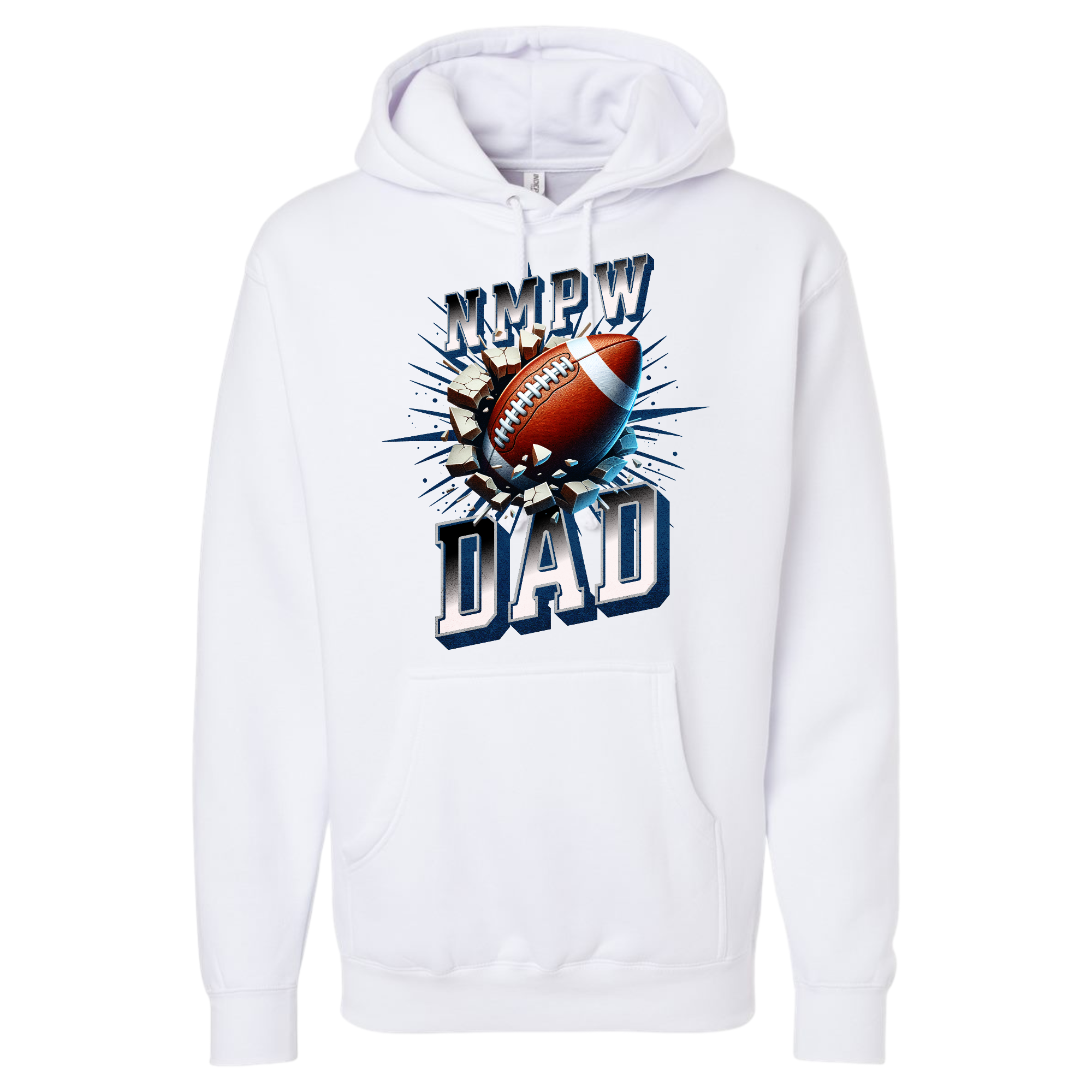 NMPW DAD Football Hoodie (Unisex) - Shirtify