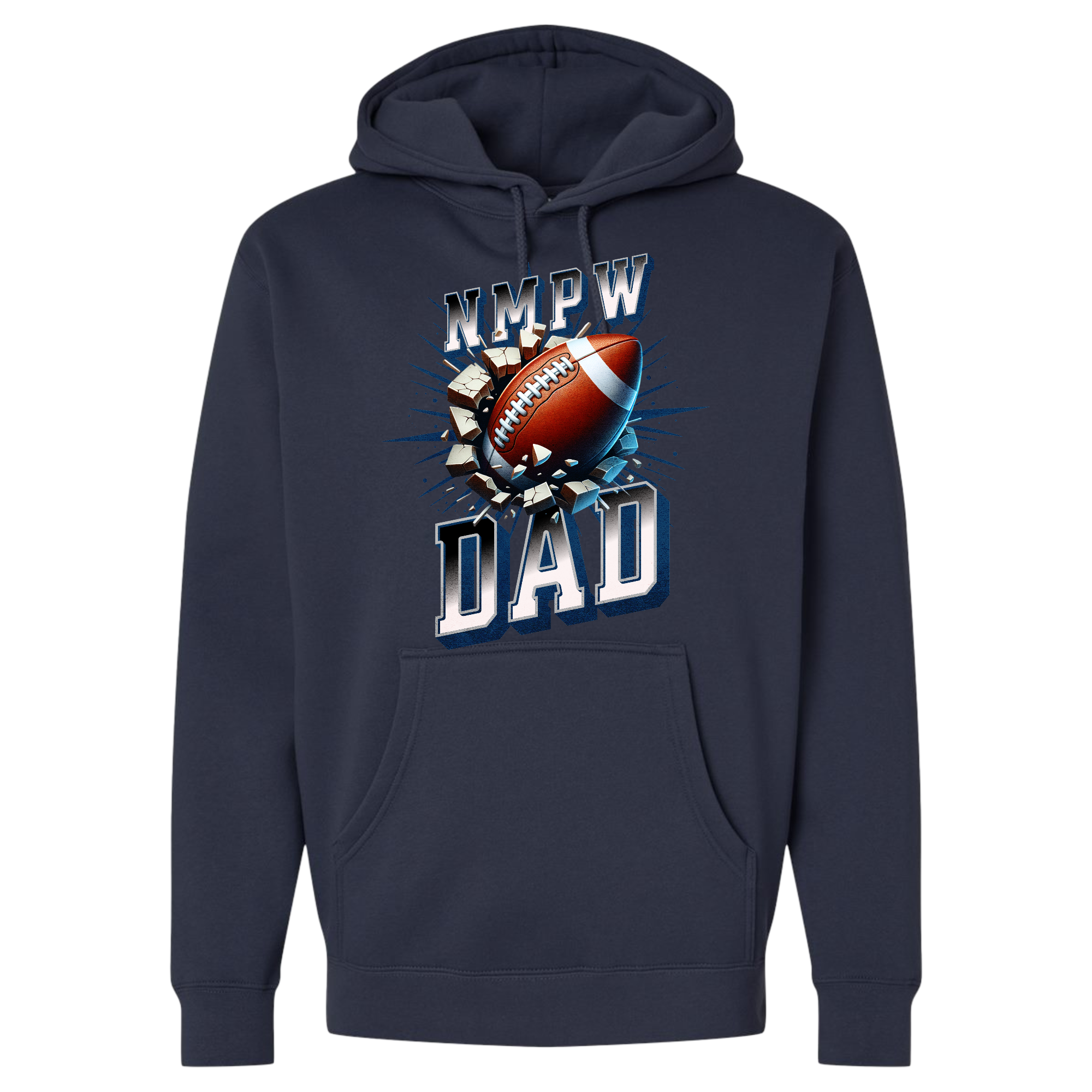 NMPW DAD Football Hoodie (Unisex) - Shirtify