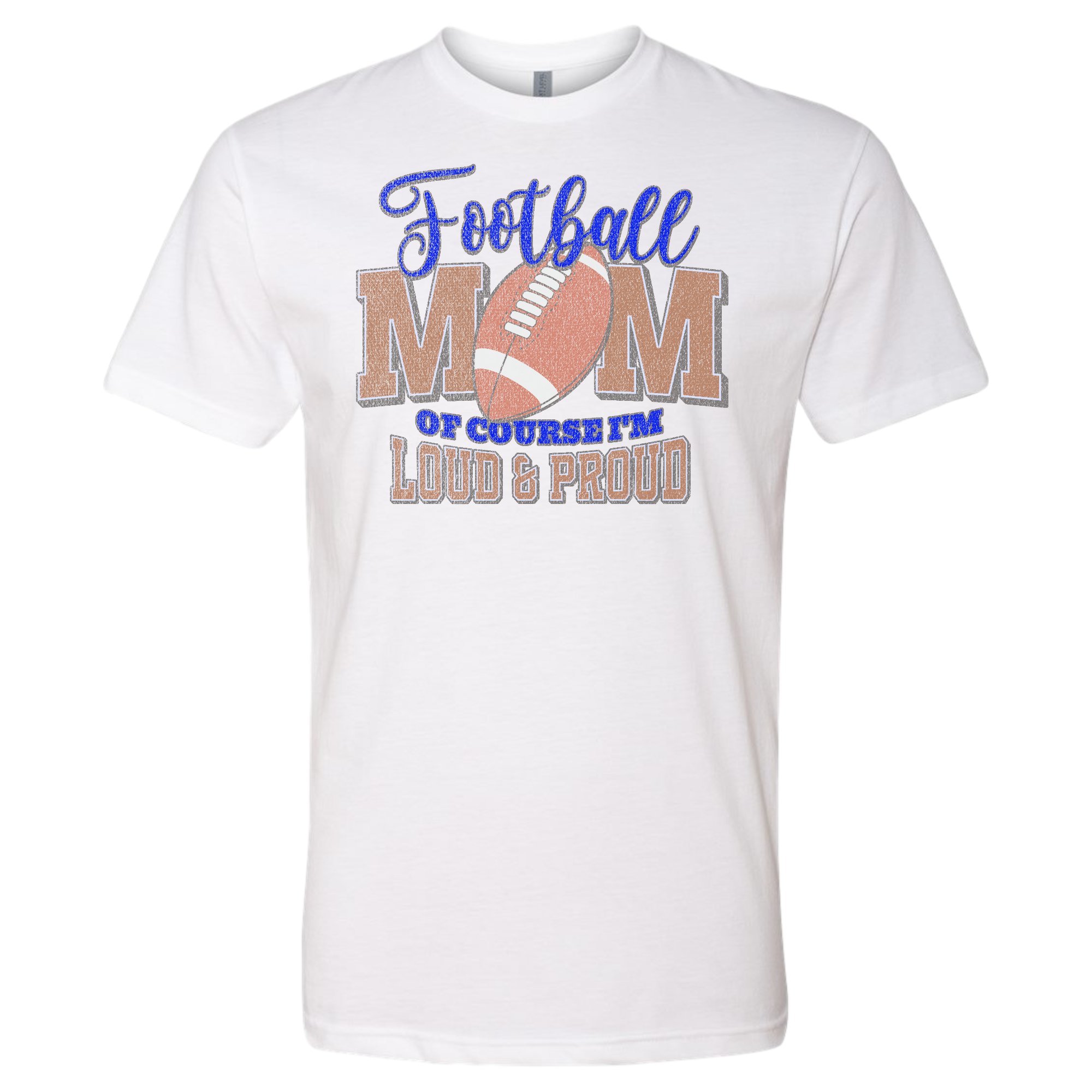 NMPW Football Mom Pride T-shirt Crew Neck NL6210 (Unisex Fit)