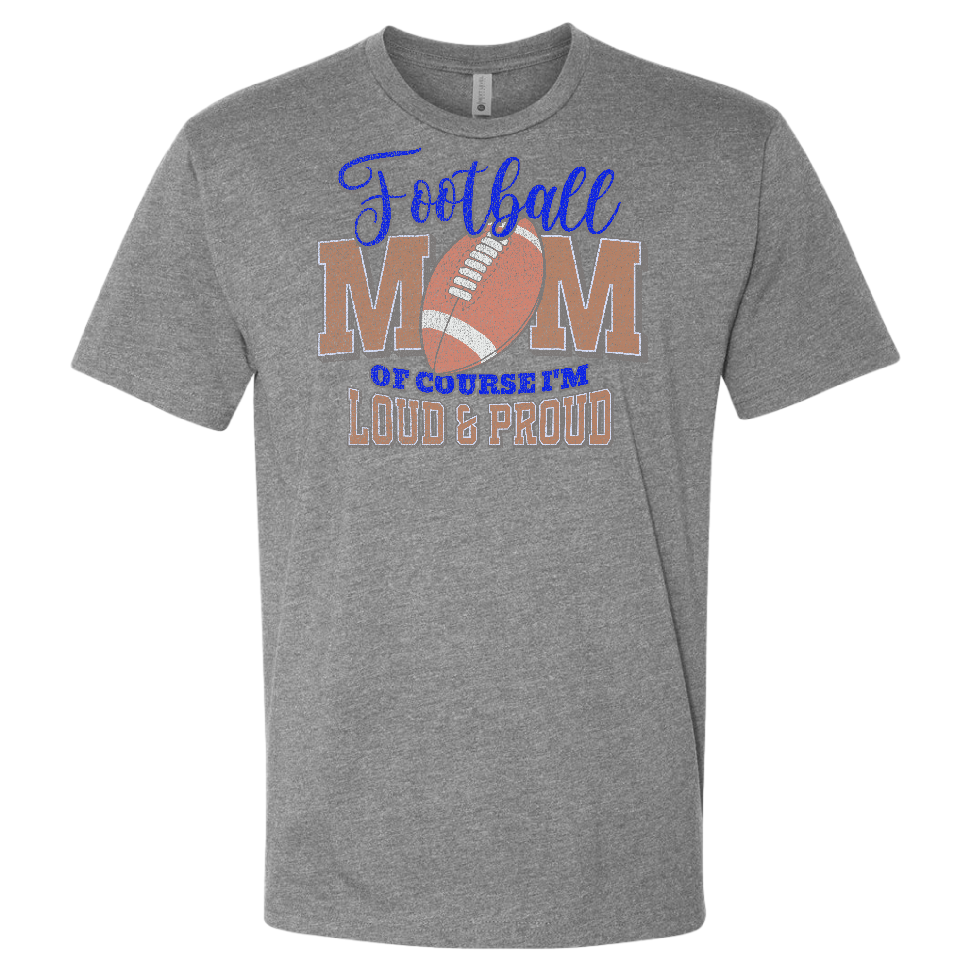 NMPW Football Mom Pride T-shirt Crew Neck NL6210 (Unisex Fit)