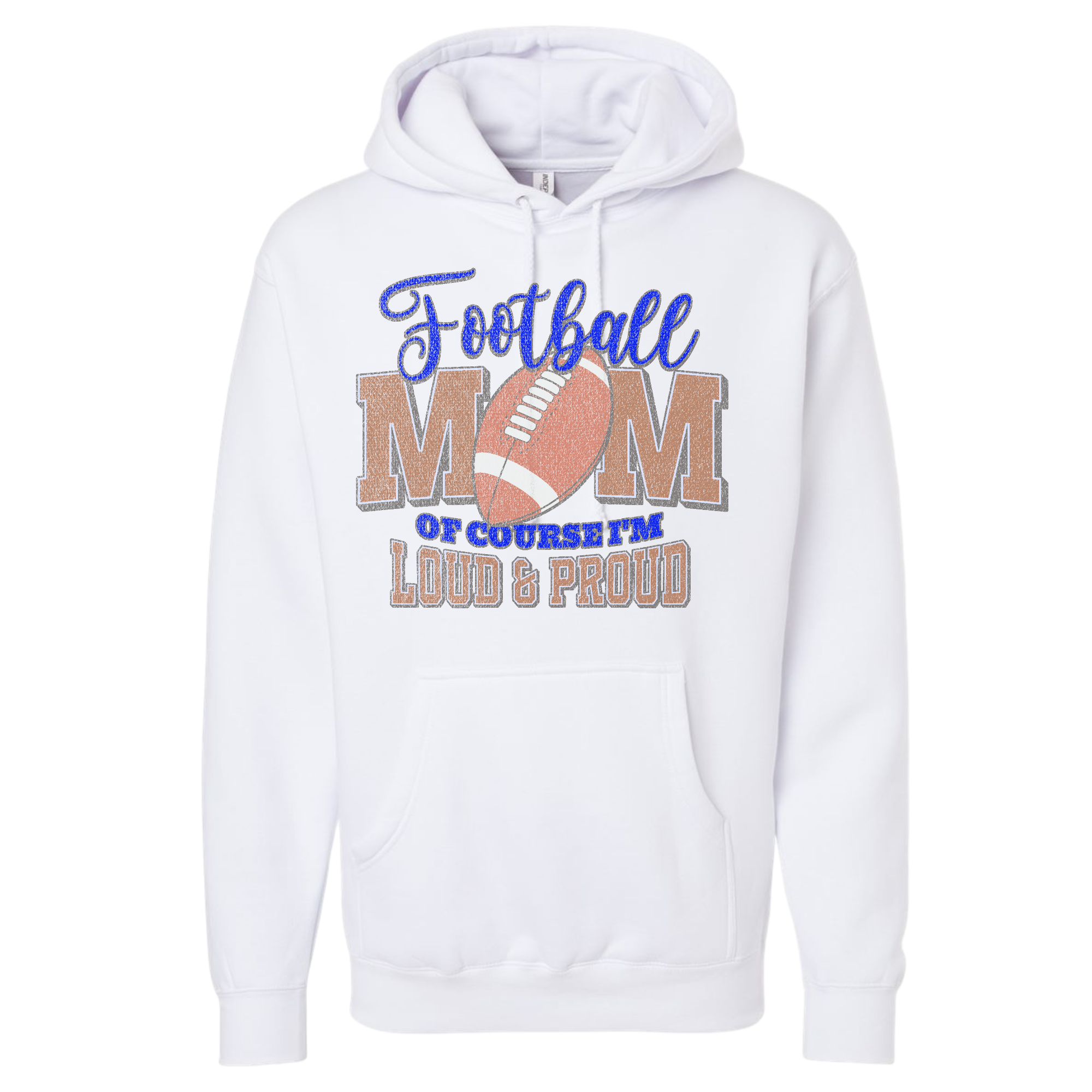 NMPW Mom Pride Football Hoodie (Unisex)