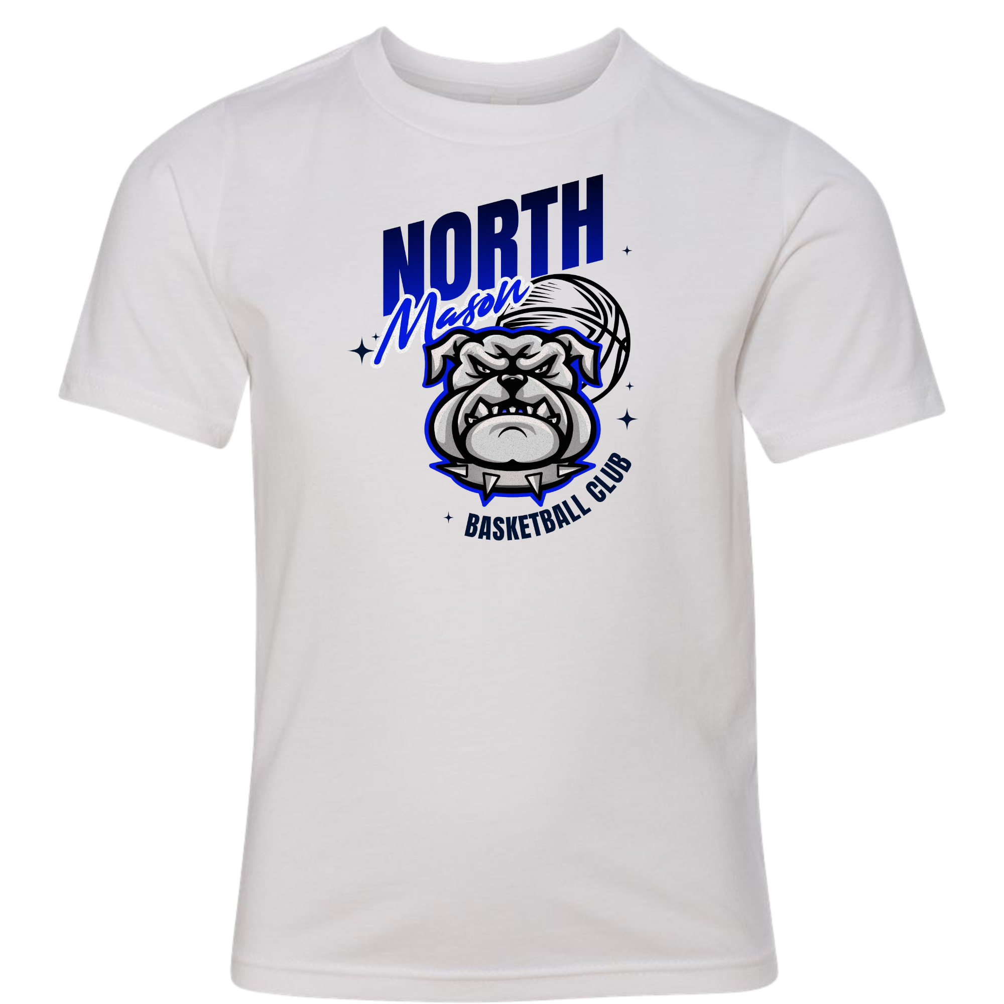 North Mason Basketball Youth T-Shirt Bulldog 3312