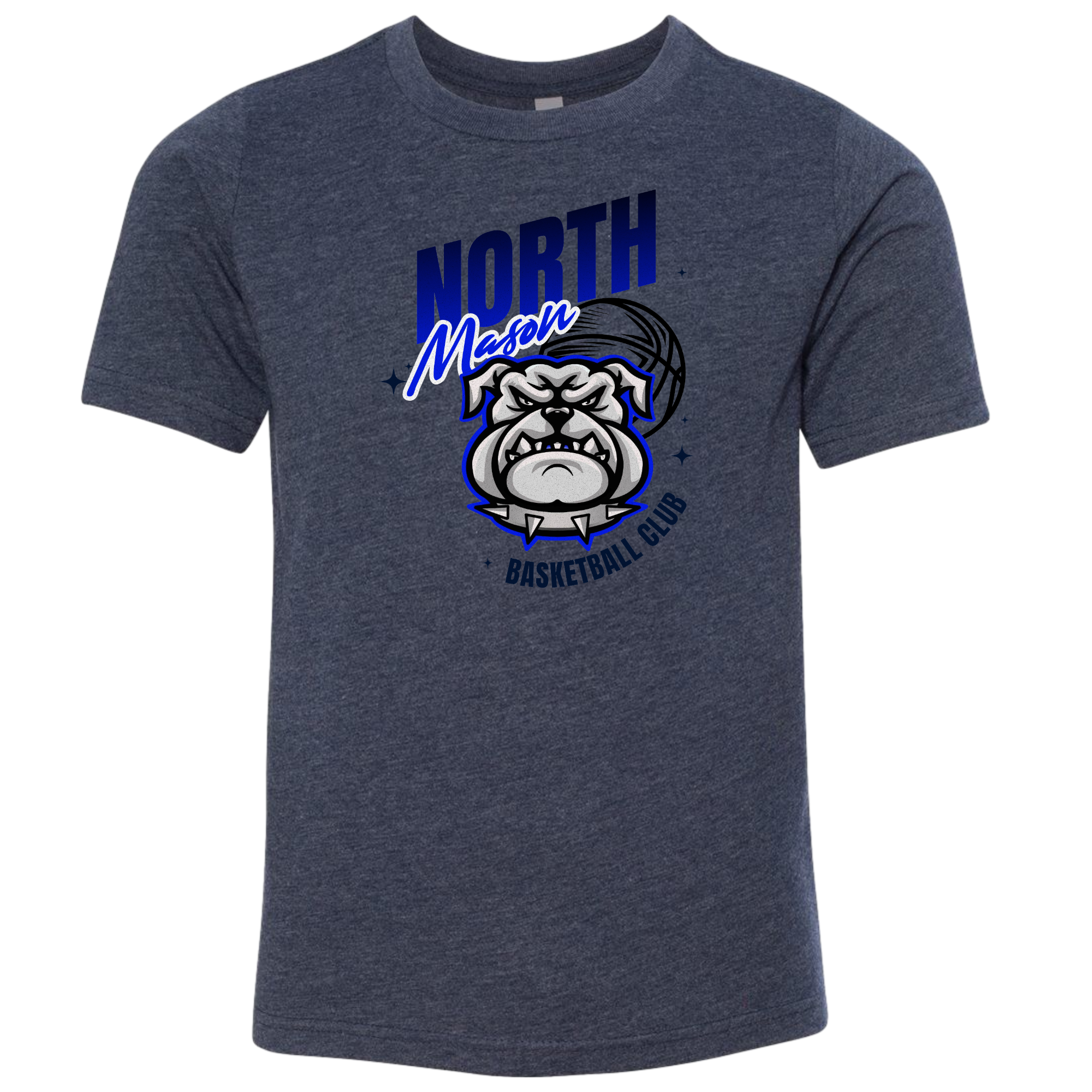 North Mason Basketball Youth T-Shirt Bulldog 3312