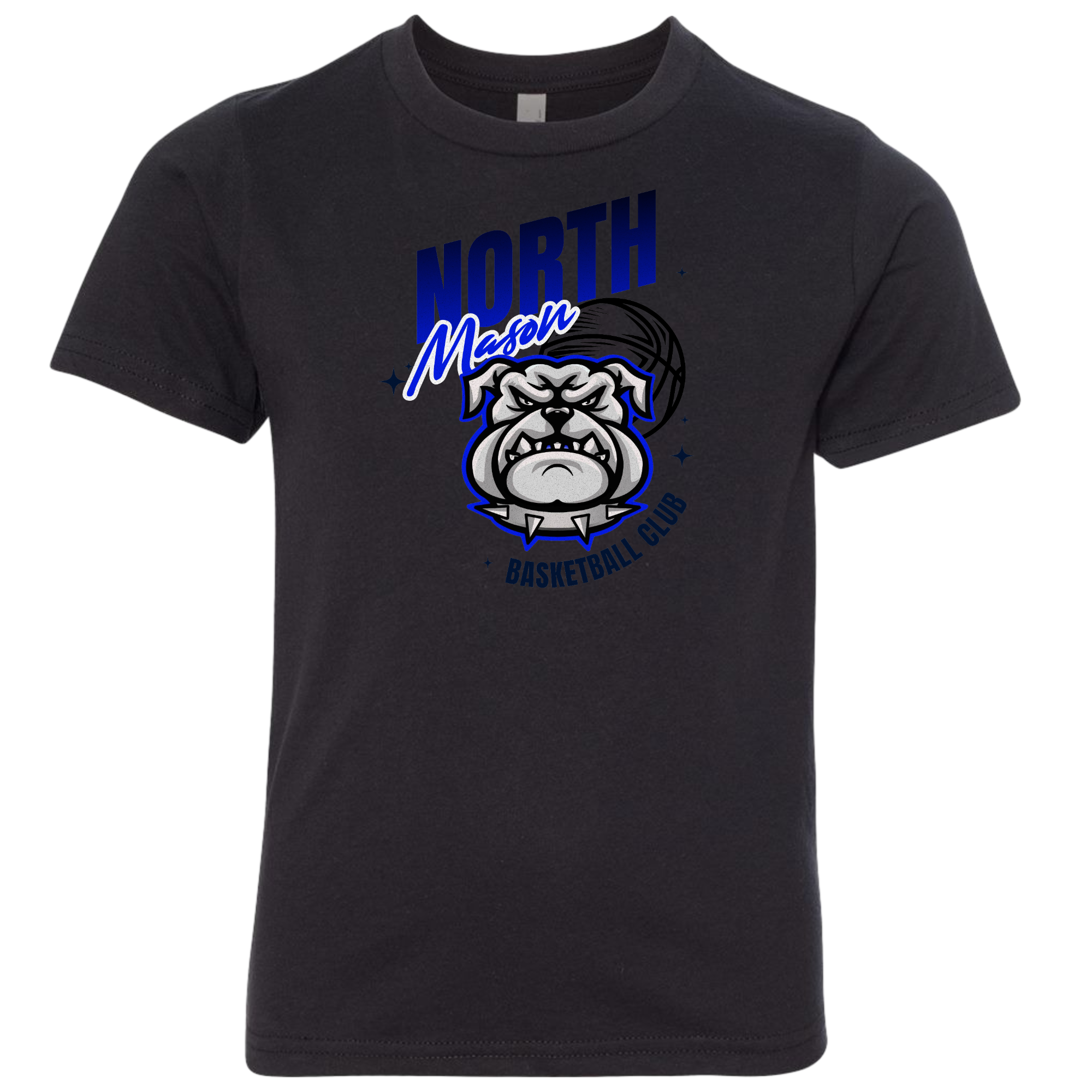 North Mason Basketball Youth T-Shirt Bulldog 3312