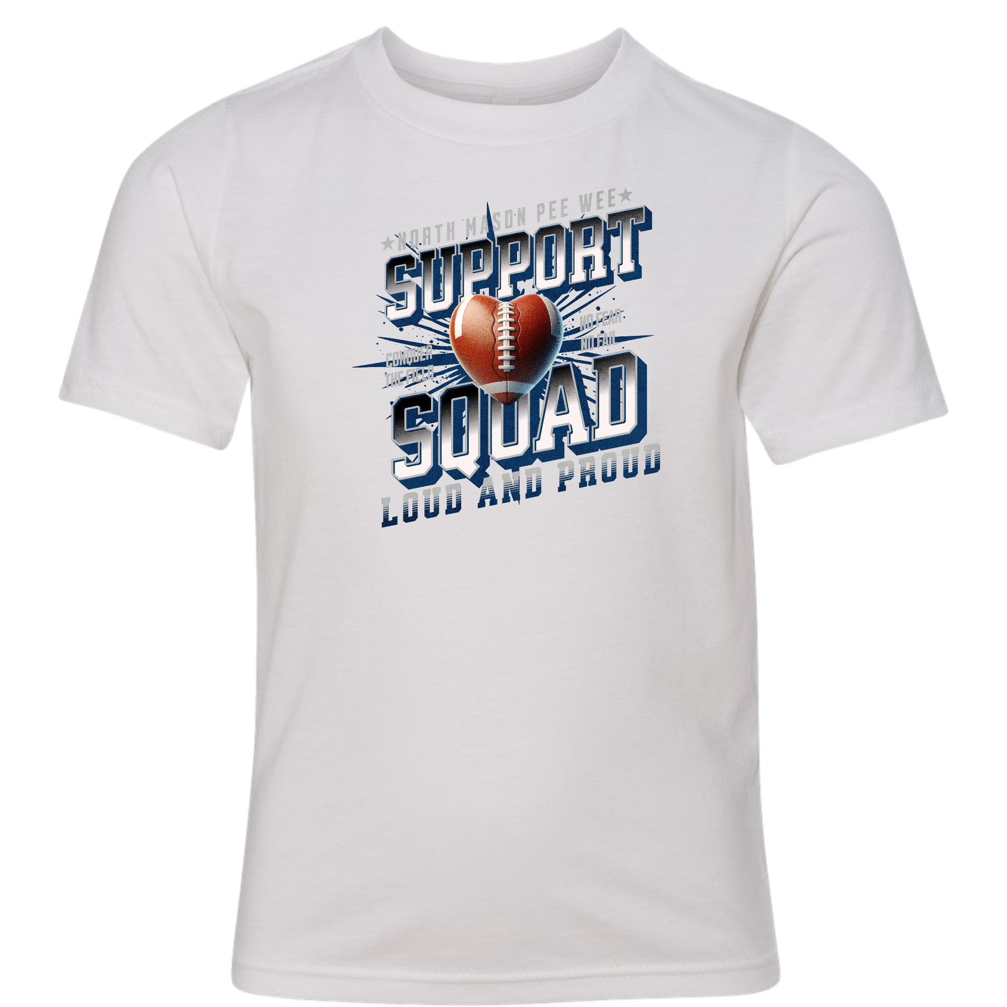 North Mason Football Youth T-Shirt Support Squad 3312