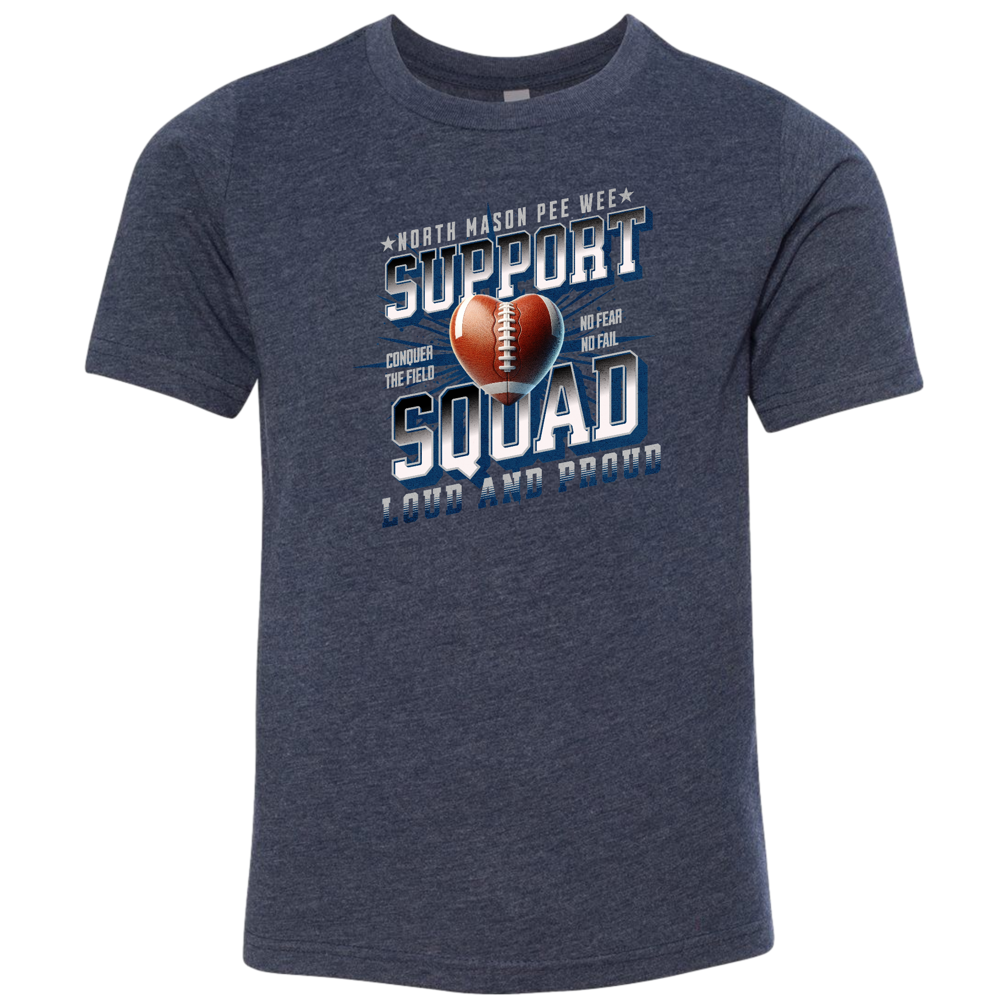 North Mason Football Youth T-Shirt Support Squad 3312