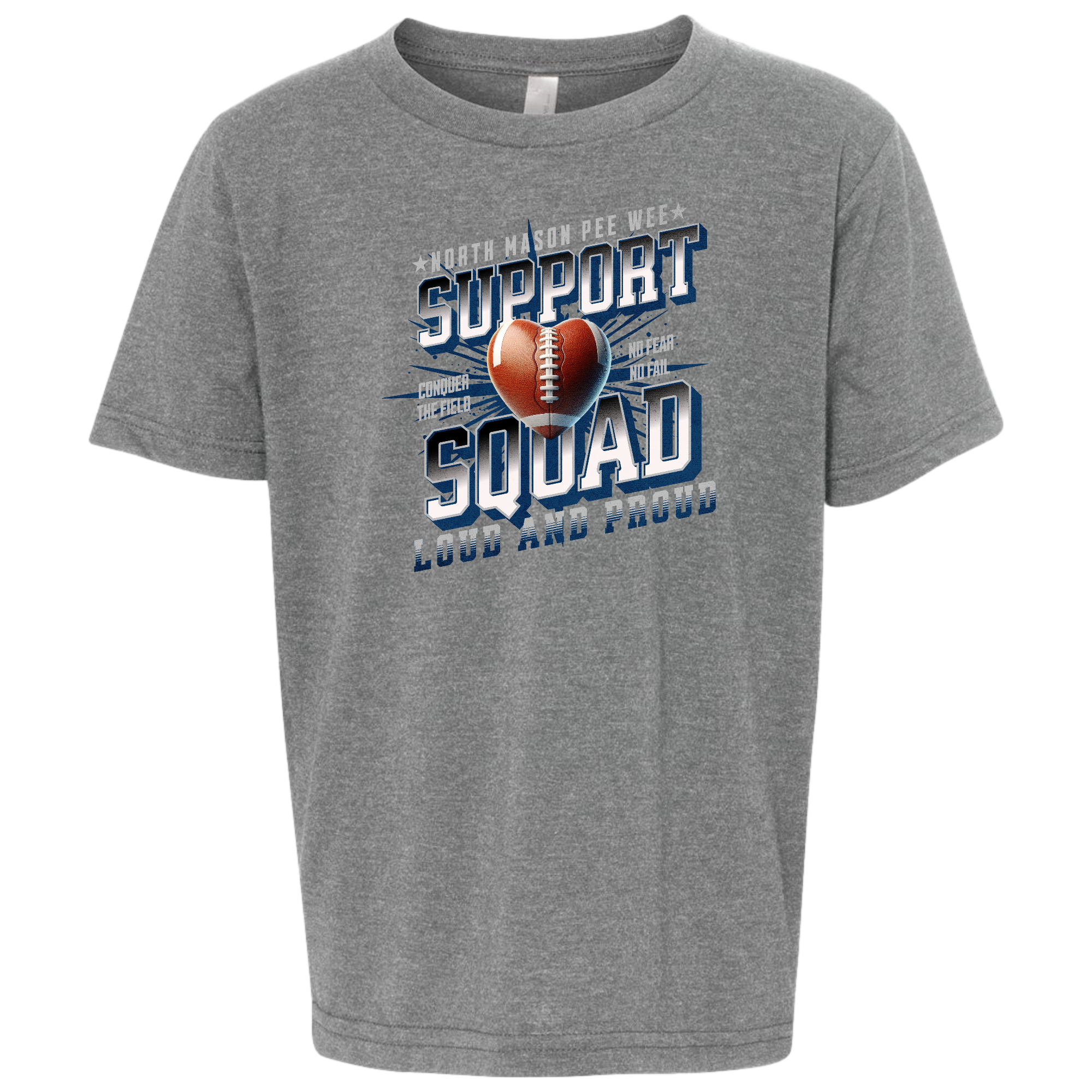 North Mason Football Youth T-Shirt Support Squad 3312