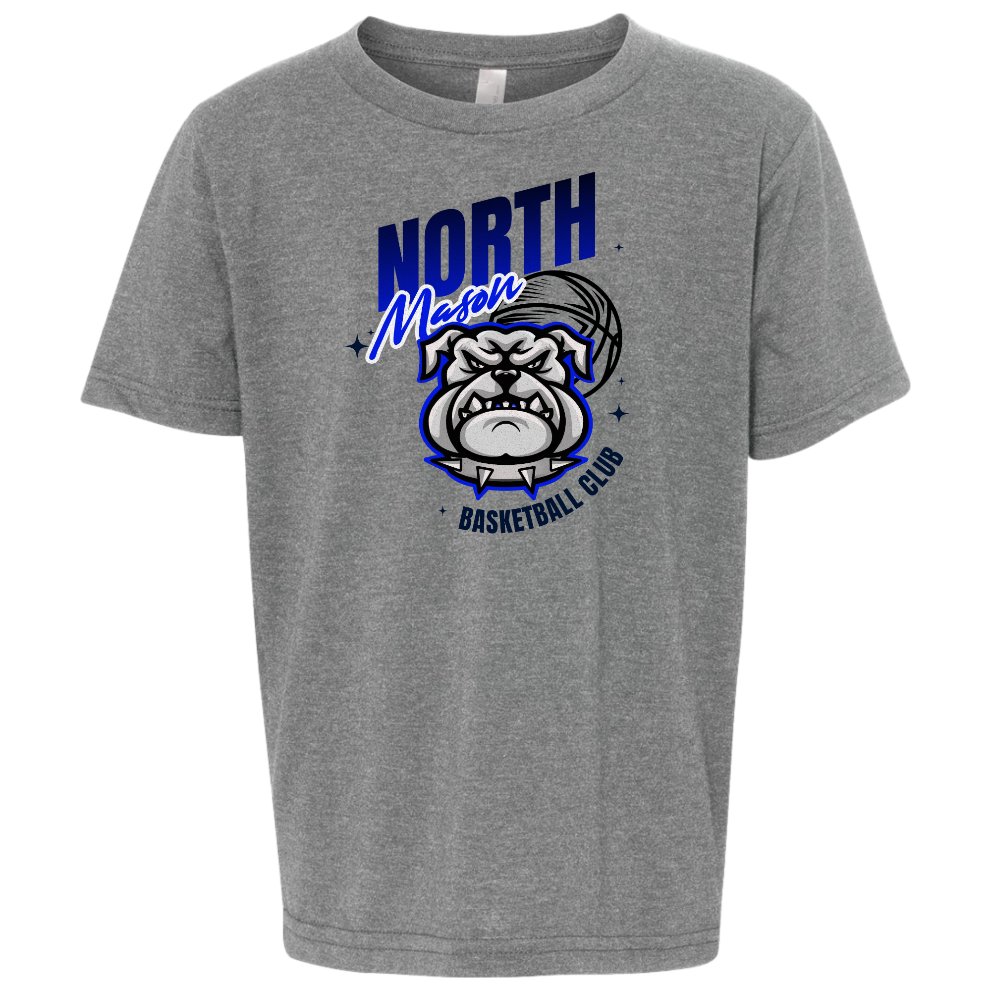 North Mason Basketball Youth T-Shirt Bulldog 3312