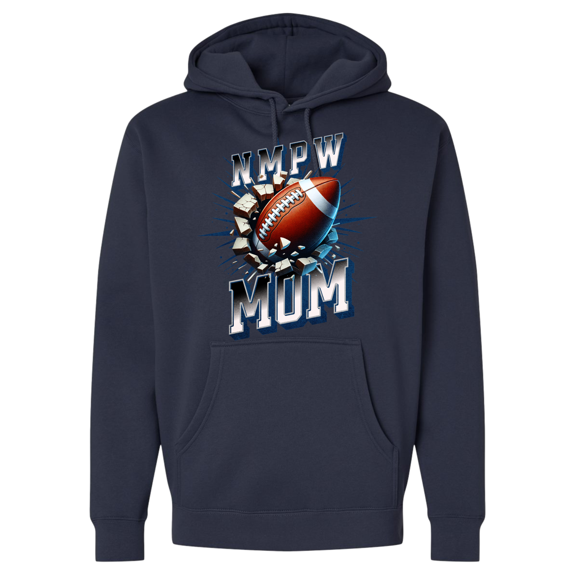 NMPW MOM Football Hoodie (Unisex) - Shirtify